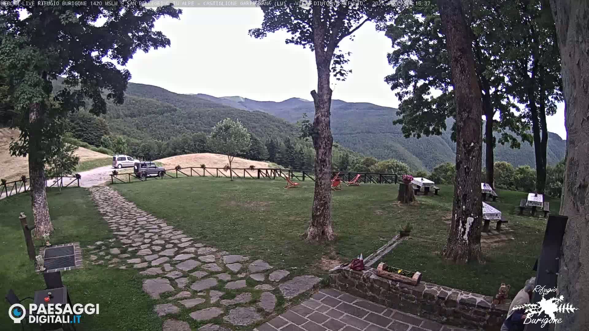 Garfagnana, Rifugio Burigone  Live Cam - Lucca, Tuscany, Italy