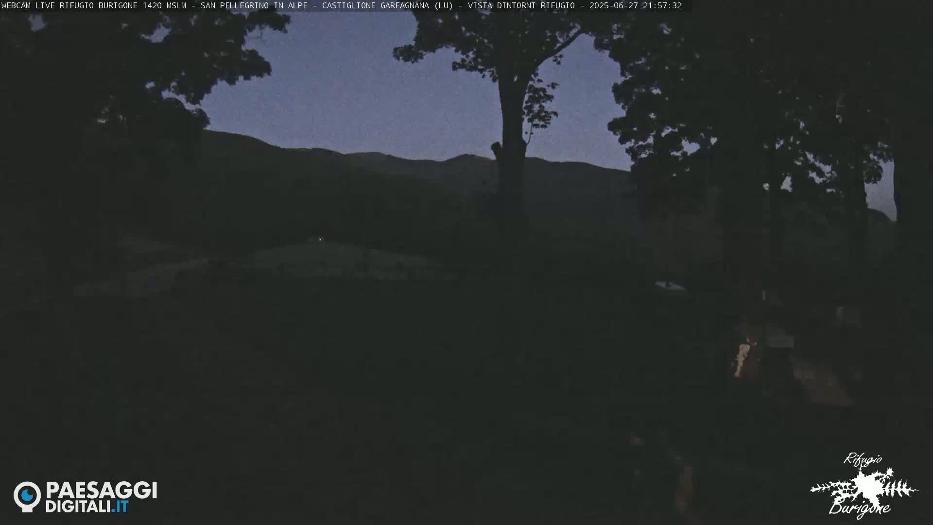 Garfagnana, Rifugio Burigone  Live Cam - Lucca, Tuscany, Italy