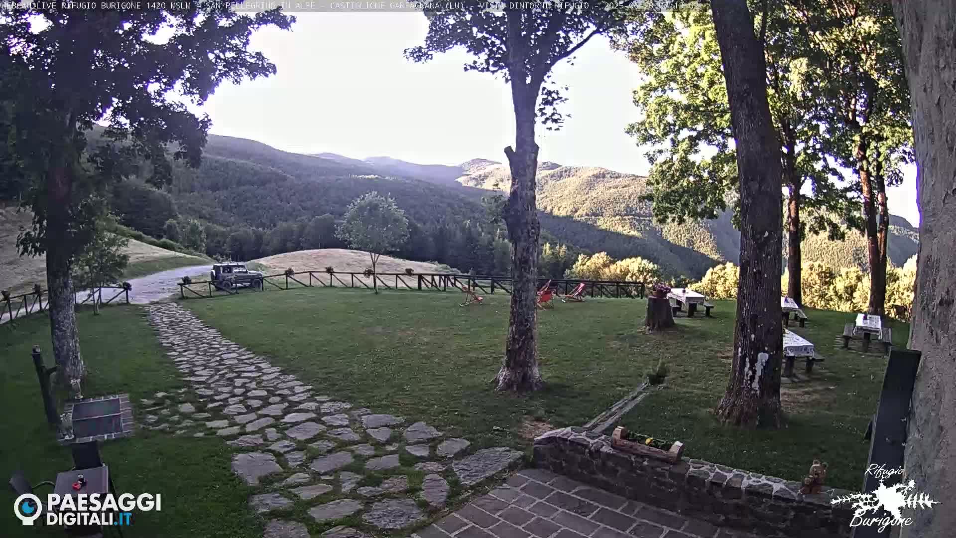 Garfagnana, Rifugio Burigone  Live Cam - Lucca, Tuscany, Italy