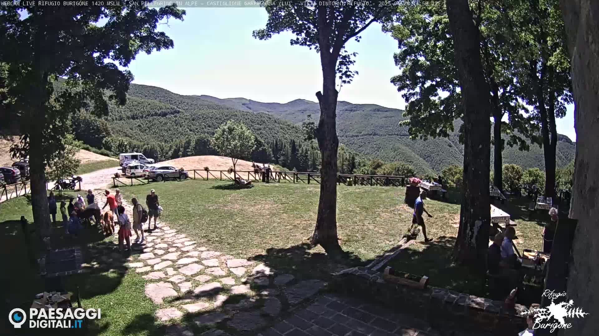 Garfagnana, Rifugio Burigone  Live Cam - Lucca, Tuscany, Italy