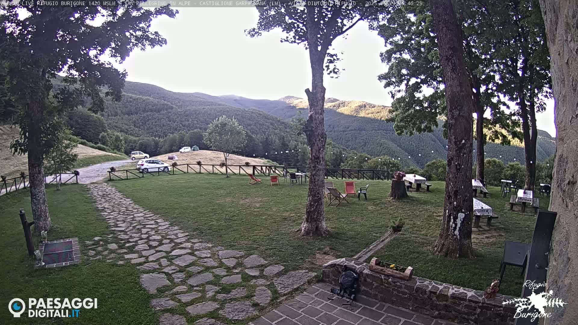 Garfagnana, Rifugio Burigone  Live Cam - Lucca, Tuscany, Italy
