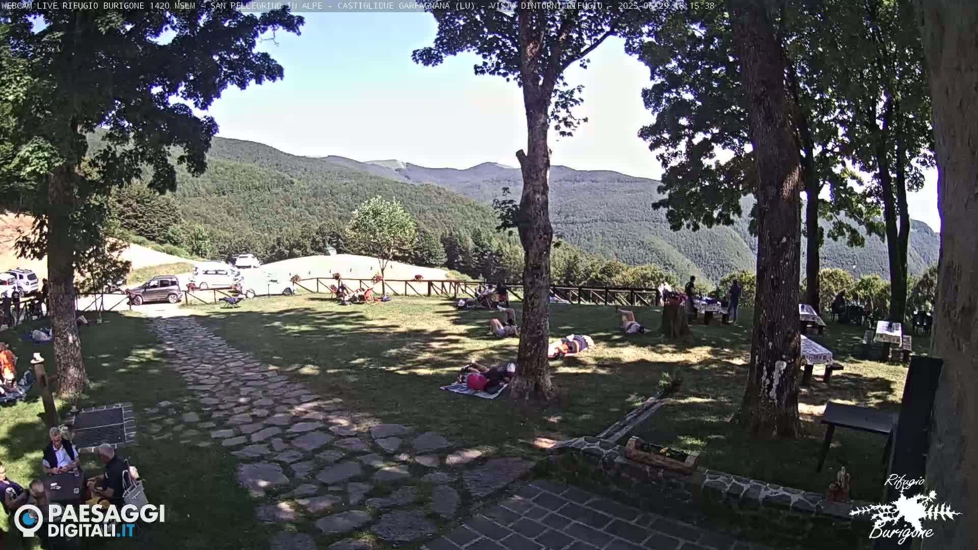 Garfagnana, Rifugio Burigone  Live Cam - Lucca, Tuscany, Italy