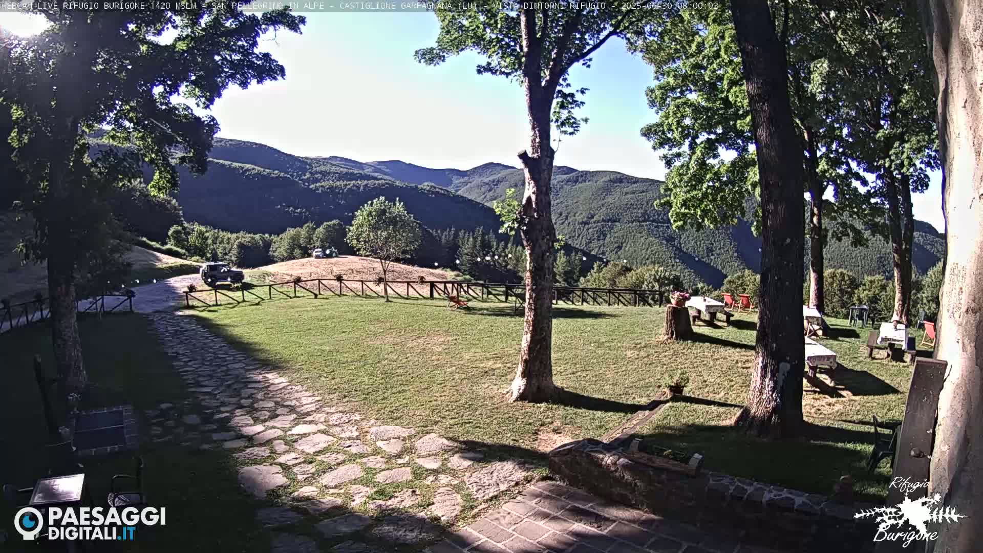 Garfagnana, Rifugio Burigone  Live Cam - Lucca, Tuscany, Italy