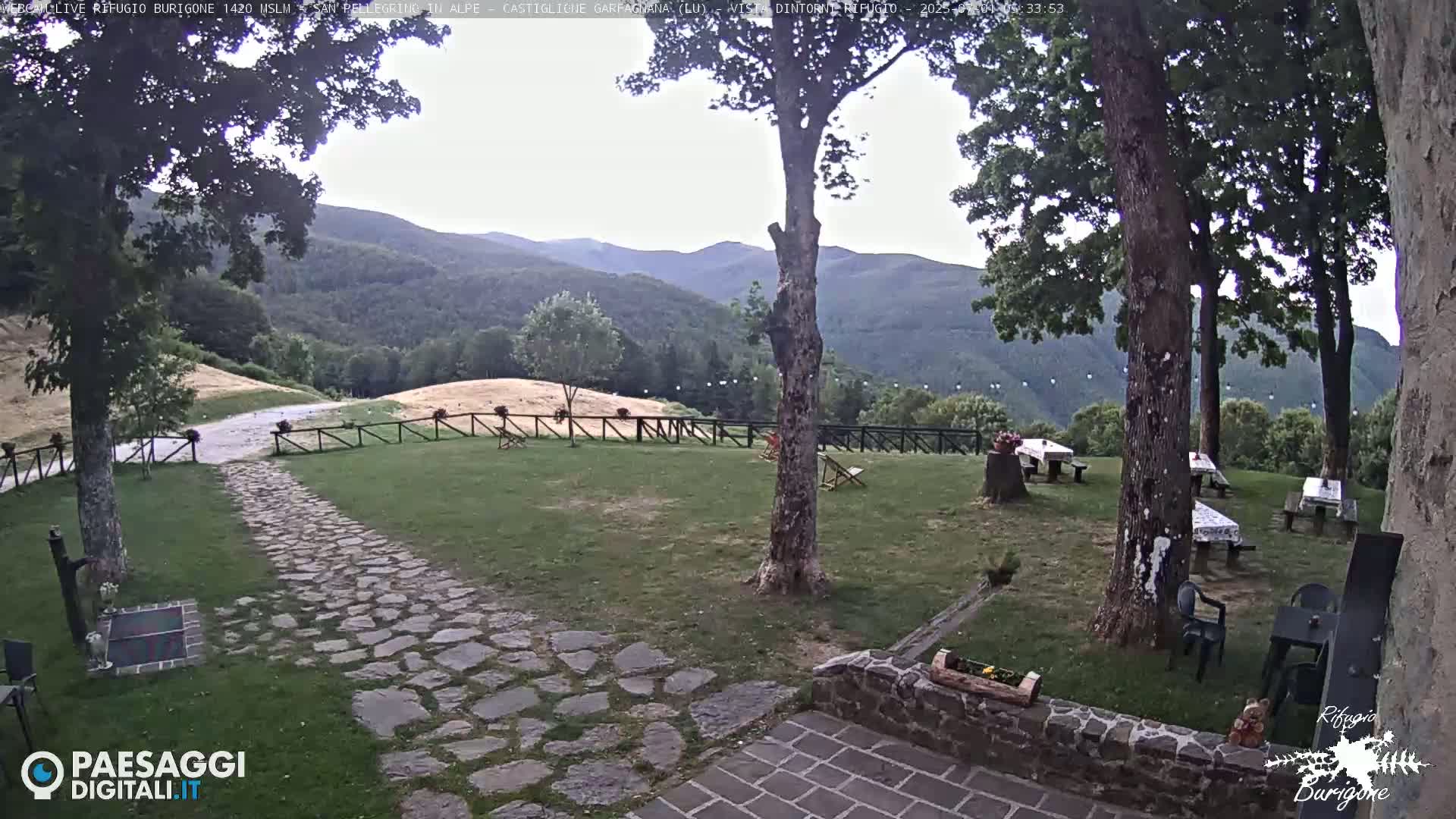 Garfagnana, Rifugio Burigone  Live Cam - Lucca, Tuscany, Italy