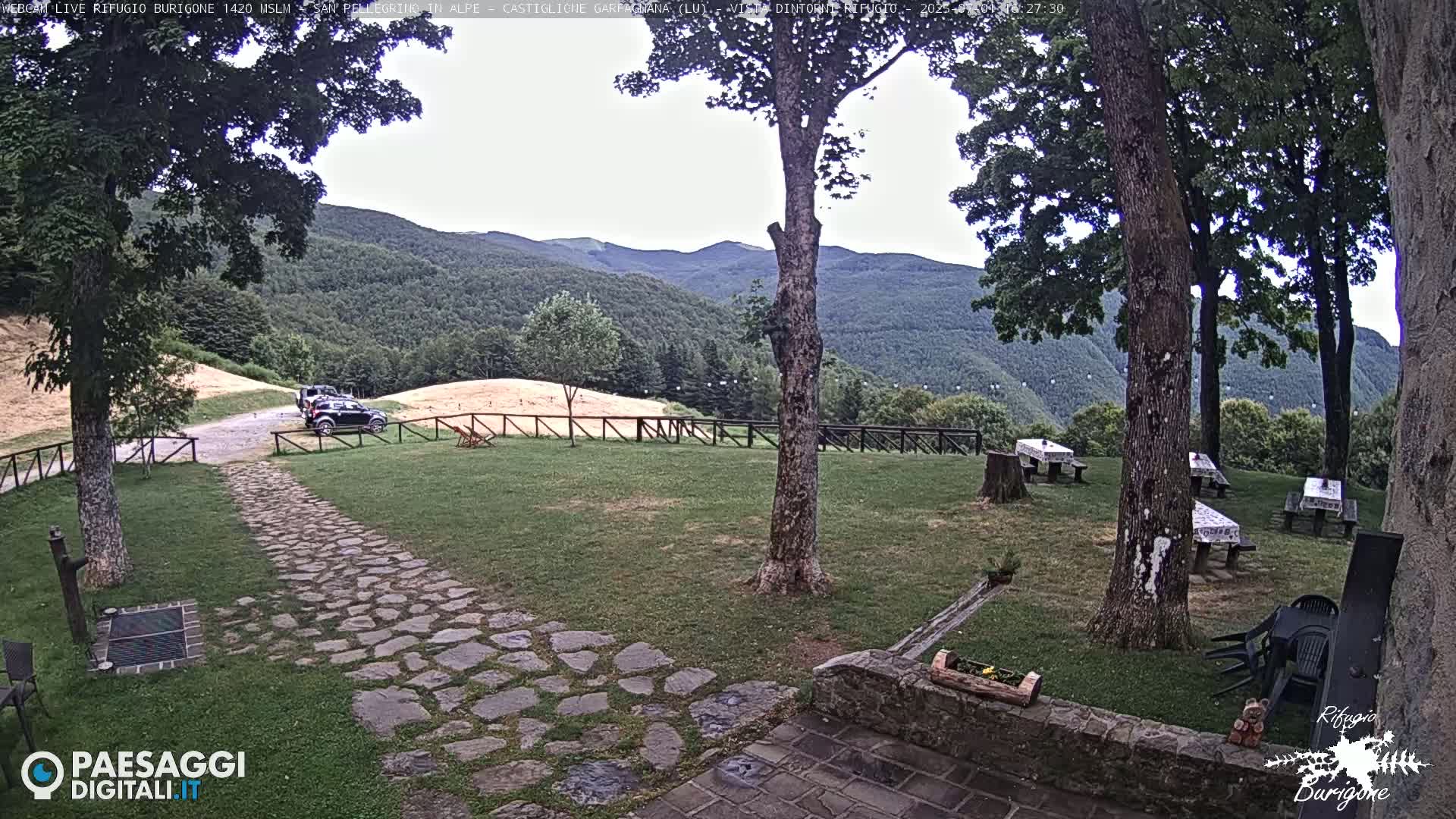 Garfagnana, Rifugio Burigone  Live Cam - Lucca, Tuscany, Italy