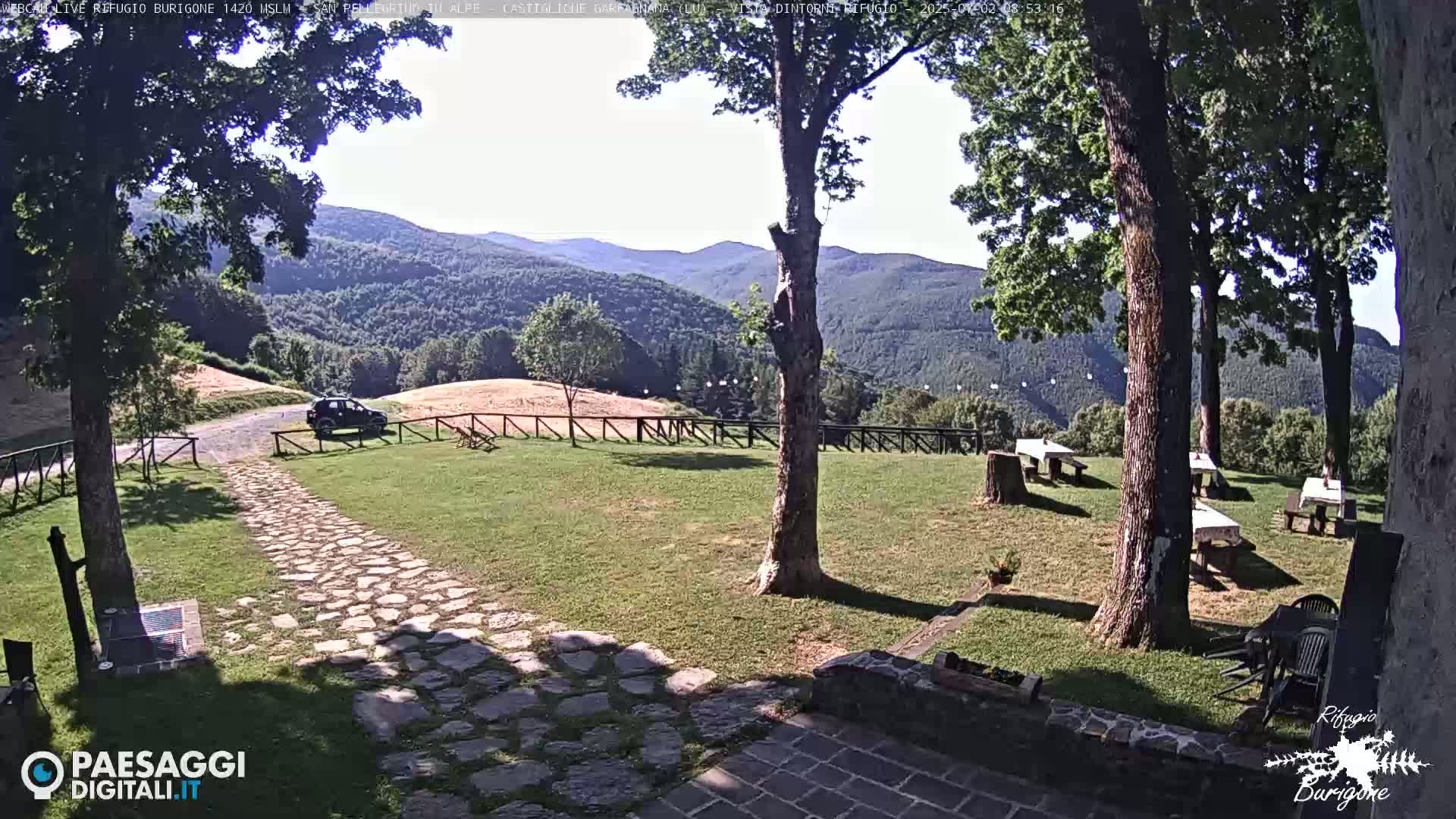 Garfagnana, Rifugio Burigone  Live Cam - Lucca, Tuscany, Italy