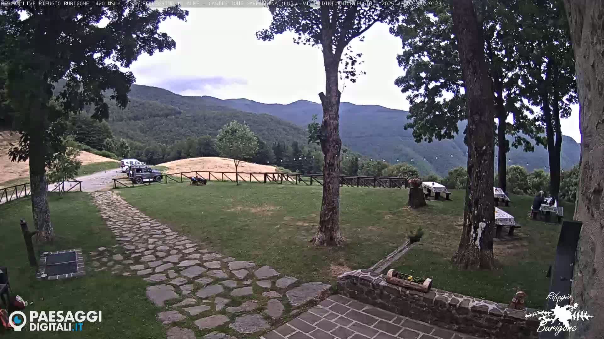 Garfagnana, Rifugio Burigone  Live Cam - Lucca, Tuscany, Italy