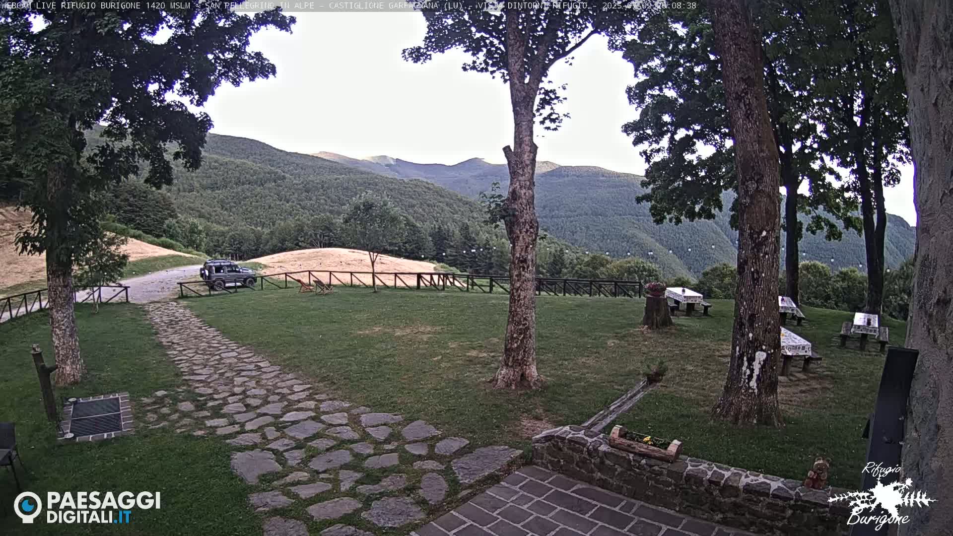 Garfagnana, Rifugio Burigone  Live Cam - Lucca, Tuscany, Italy