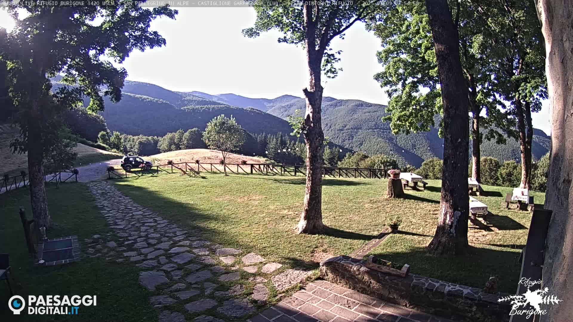 Garfagnana, Rifugio Burigone  Live Cam - Lucca, Tuscany, Italy