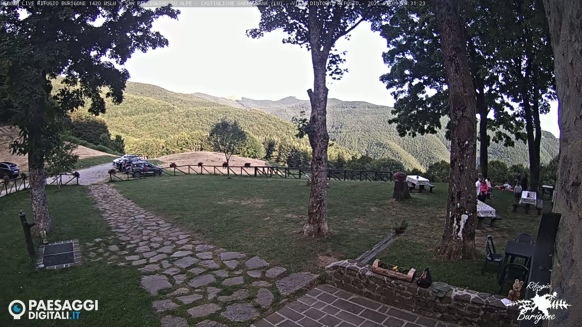 Garfagnana, Rifugio Burigone  Live Cam - Lucca, Tuscany, Italy