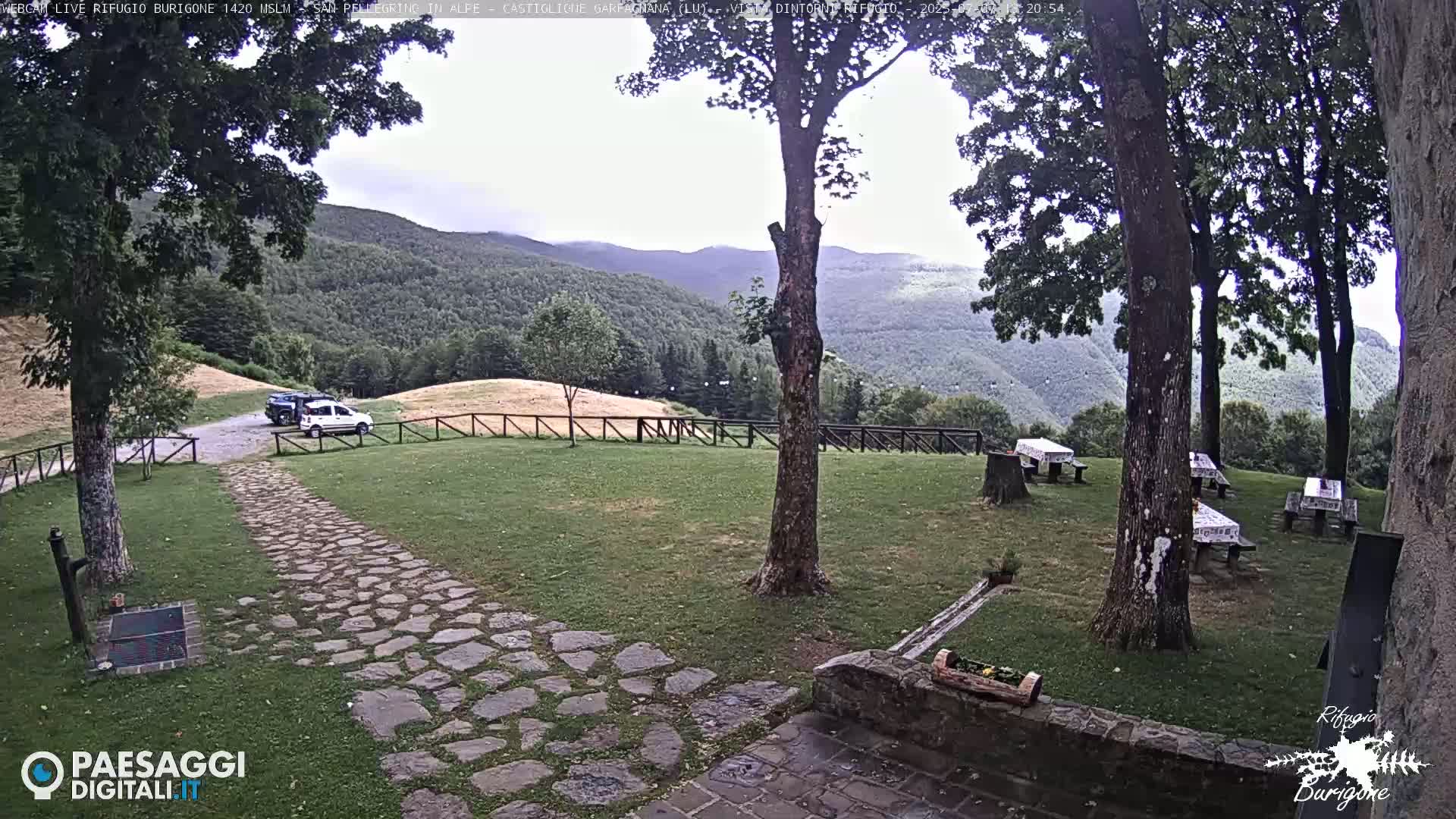 Garfagnana, Rifugio Burigone  Live Cam - Lucca, Tuscany, Italy