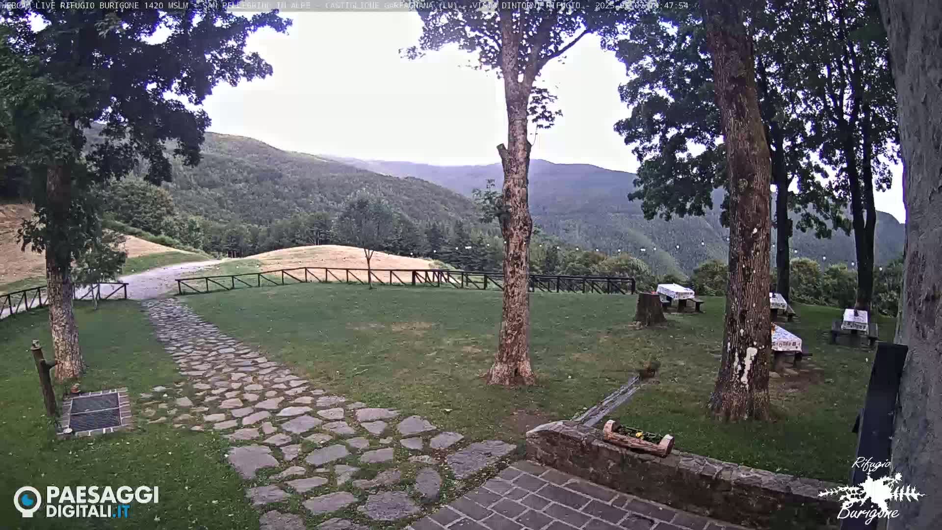 Garfagnana, Rifugio Burigone  Live Cam - Lucca, Tuscany, Italy