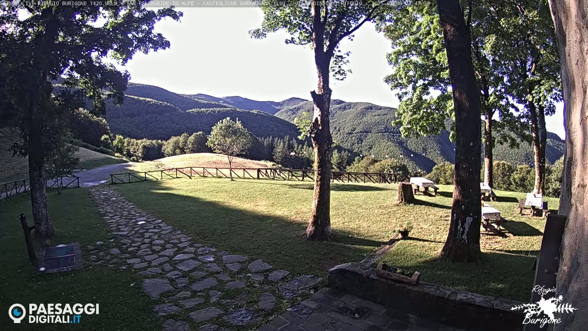 Garfagnana, Rifugio Burigone  Live Cam - Lucca, Tuscany, Italy