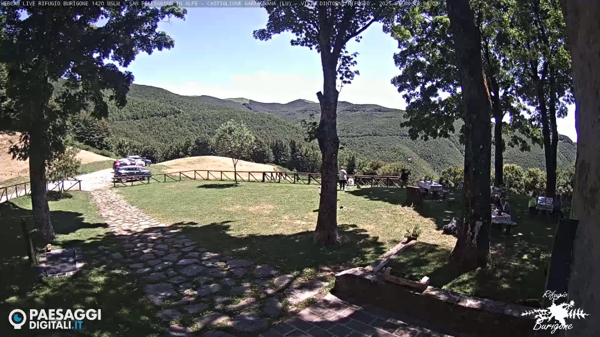 Garfagnana, Rifugio Burigone  Live Cam - Lucca, Tuscany, Italy