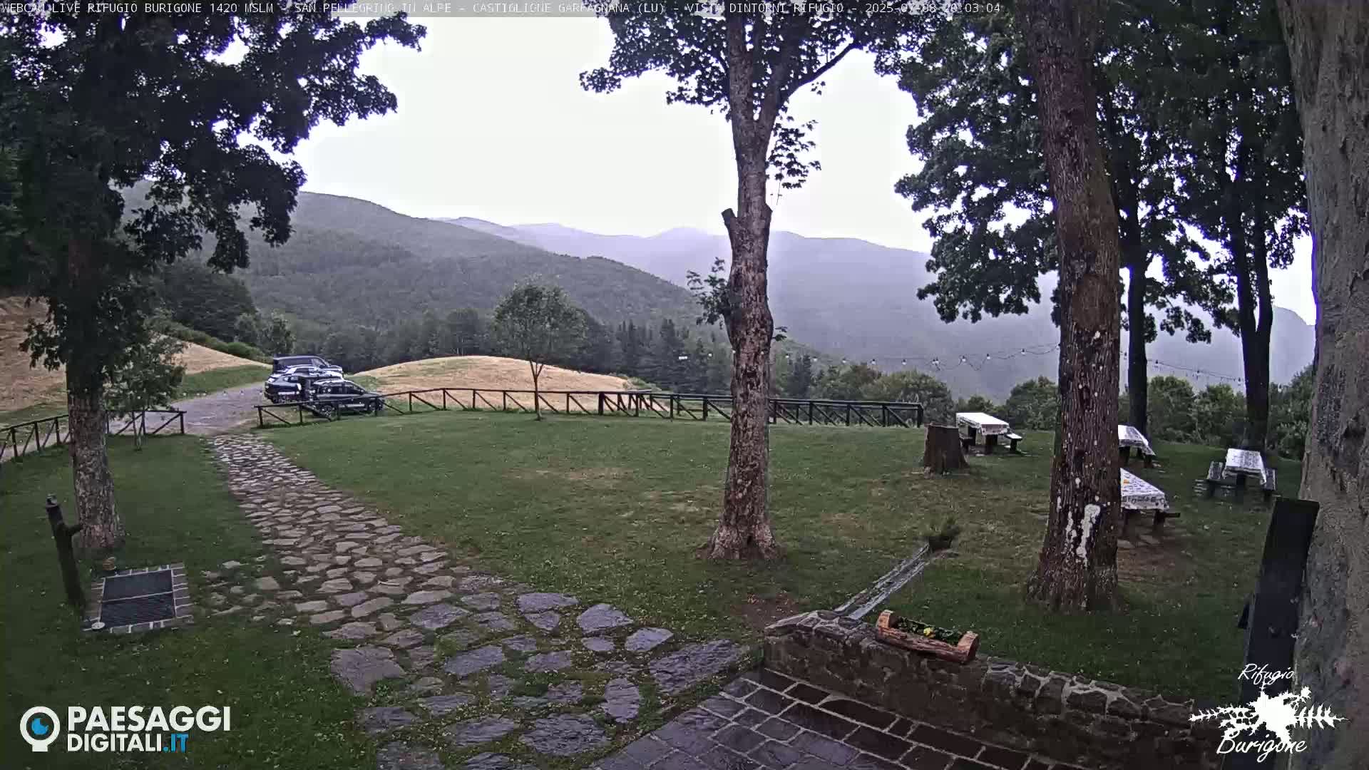 Garfagnana, Rifugio Burigone  Live Cam - Lucca, Tuscany, Italy