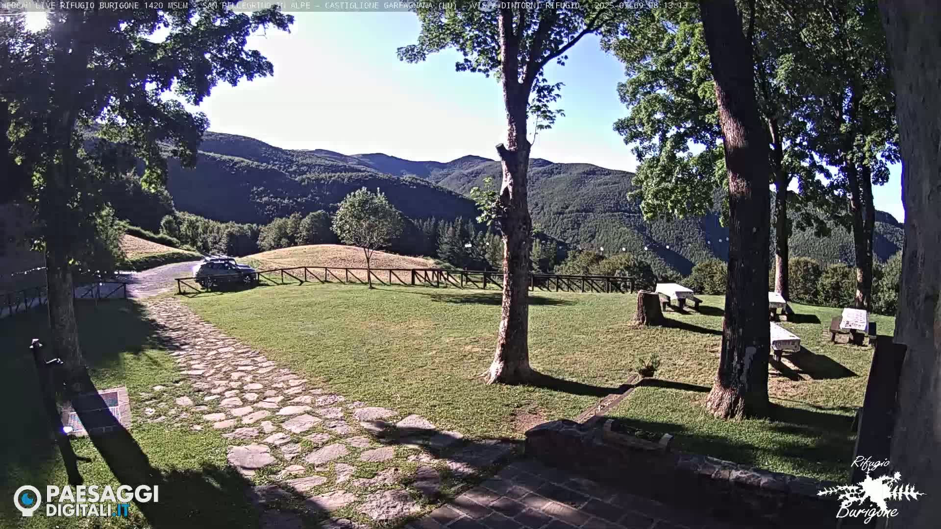 Garfagnana, Rifugio Burigone  Live Cam - Lucca, Tuscany, Italy
