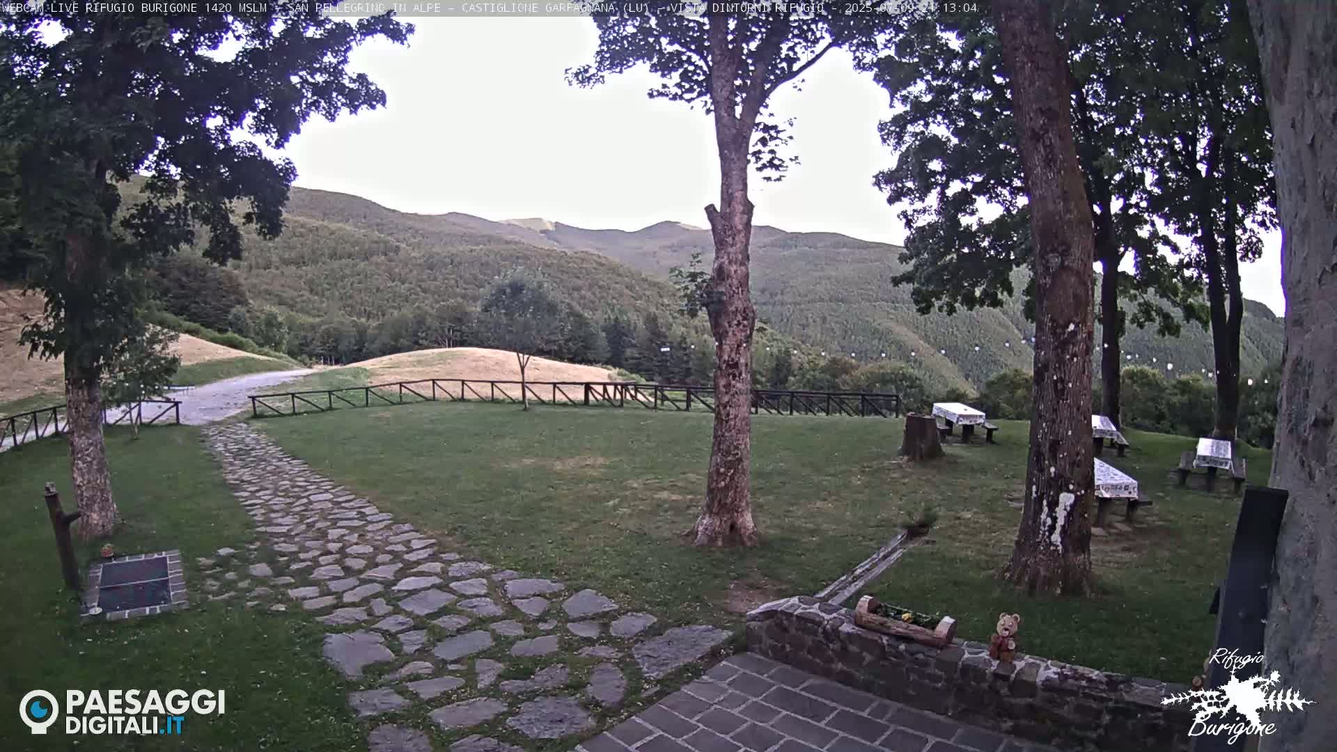 Garfagnana, Rifugio Burigone  Live Cam - Lucca, Tuscany, Italy