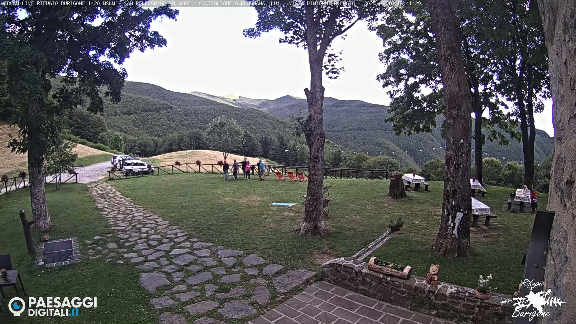 Garfagnana, Rifugio Burigone  Live Cam - Lucca, Tuscany, Italy