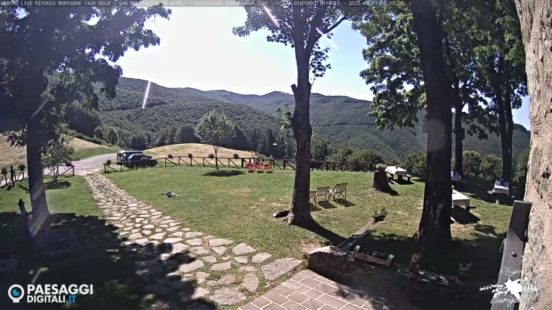 Garfagnana, Rifugio Burigone  Live Cam - Lucca, Tuscany, Italy
