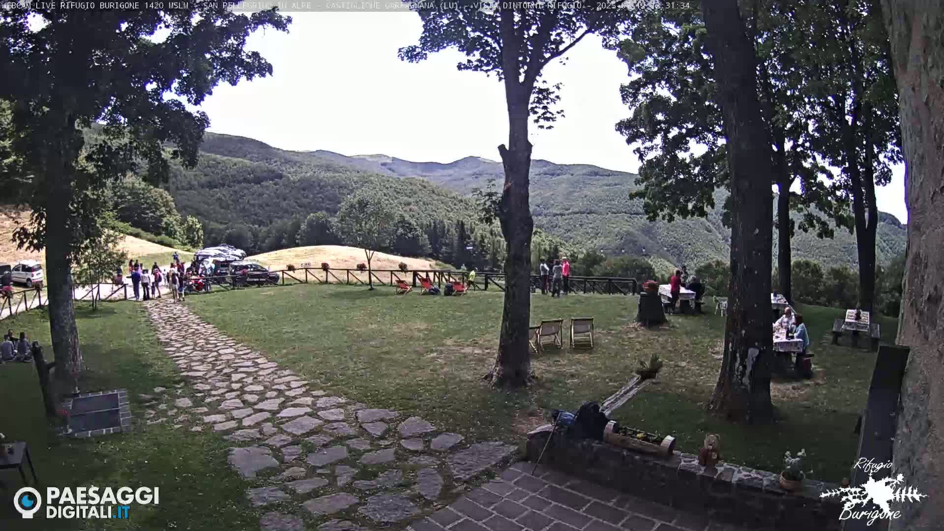 Garfagnana, Rifugio Burigone  Live Cam - Lucca, Tuscany, Italy