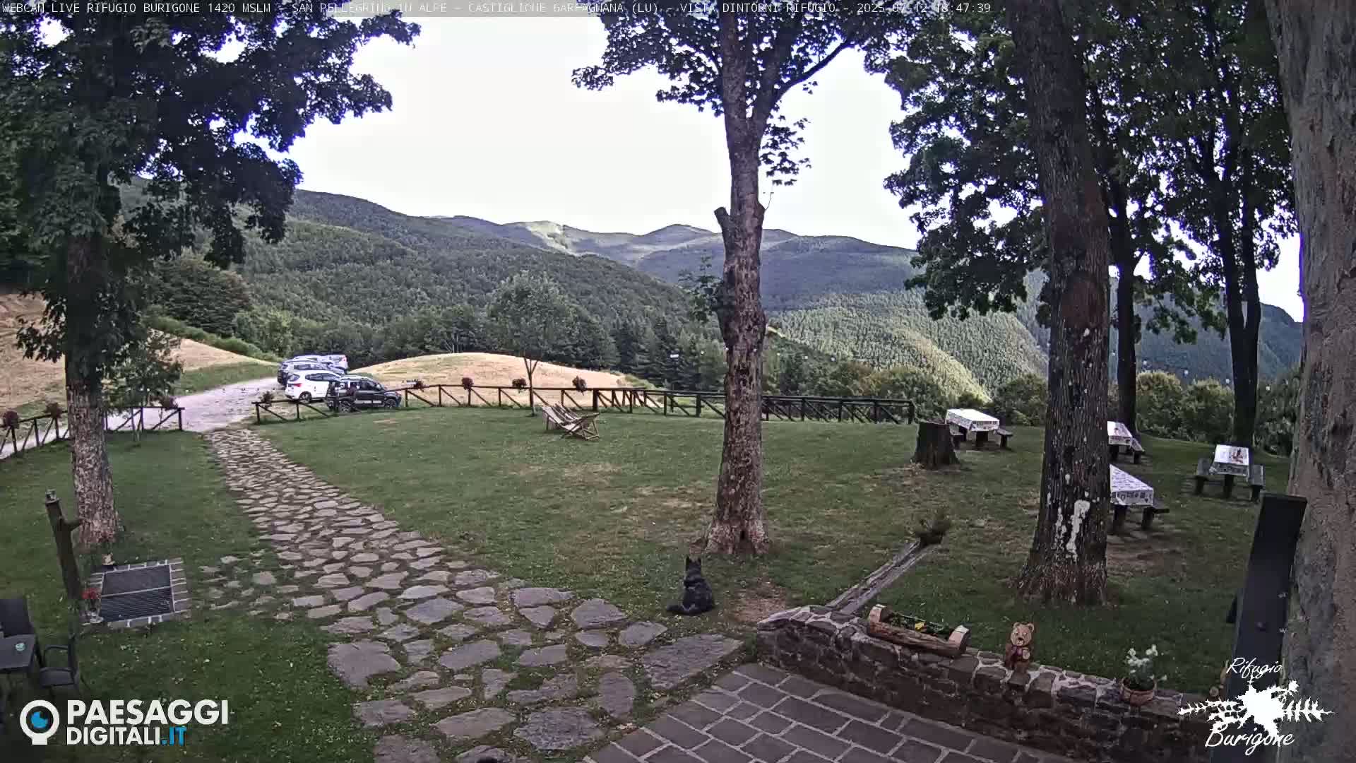 Garfagnana, Rifugio Burigone  Live Cam - Lucca, Tuscany, Italy