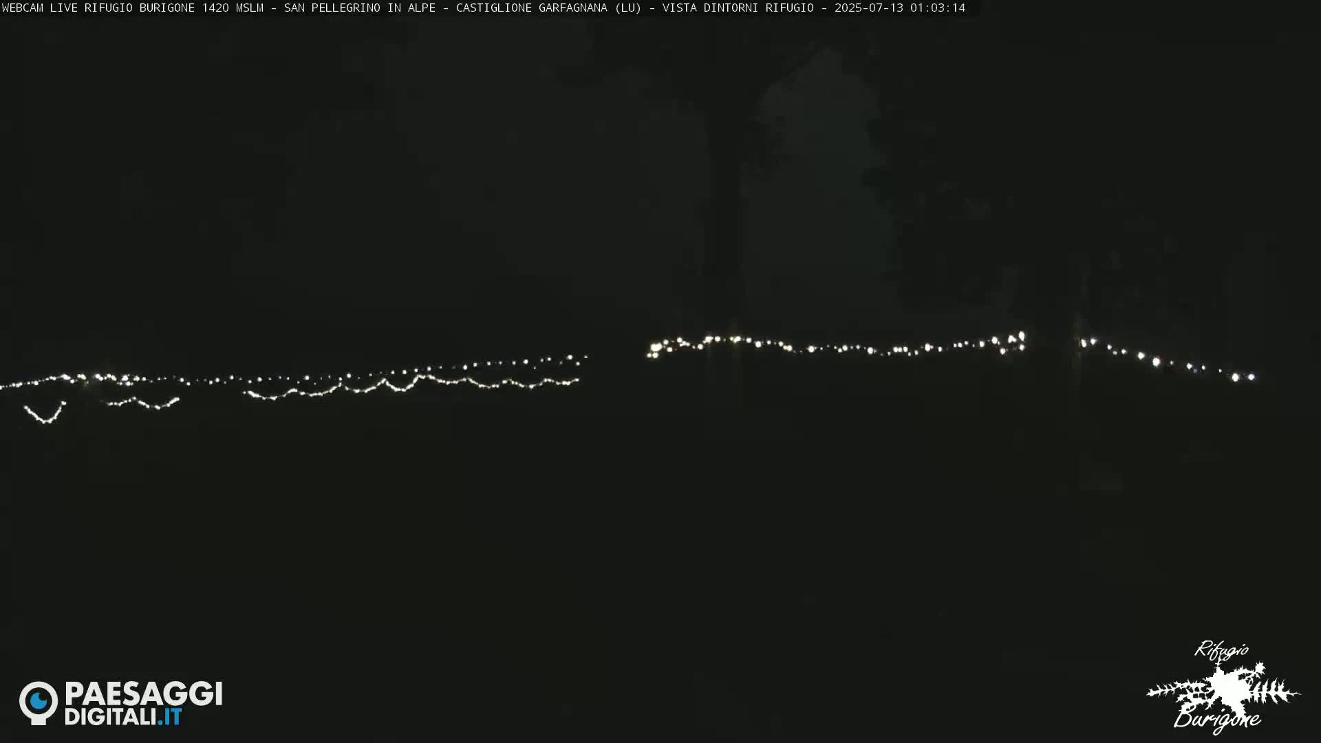 Garfagnana, Rifugio Burigone  Live Cam - Lucca, Tuscany, Italy