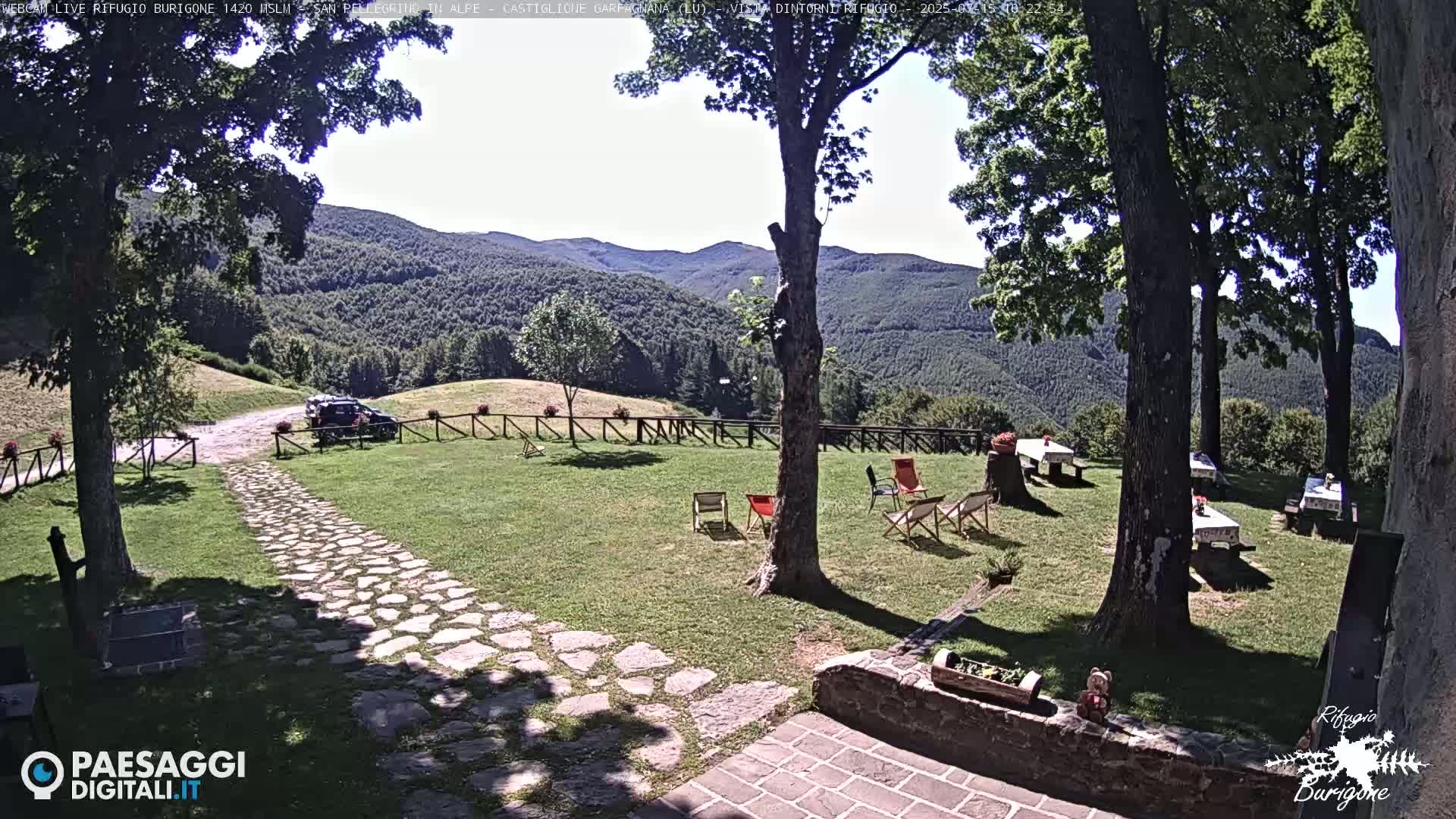 Garfagnana, Rifugio Burigone  Live Cam - Lucca, Tuscany, Italy