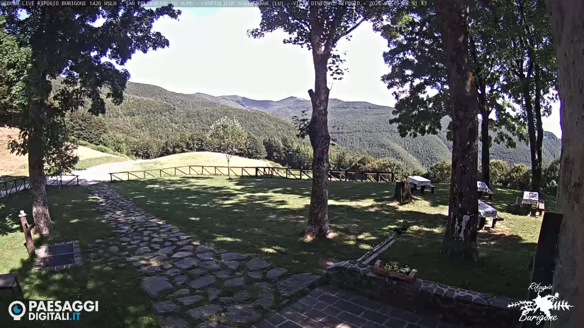 Garfagnana, Rifugio Burigone  Live Cam - Lucca, Tuscany, Italy