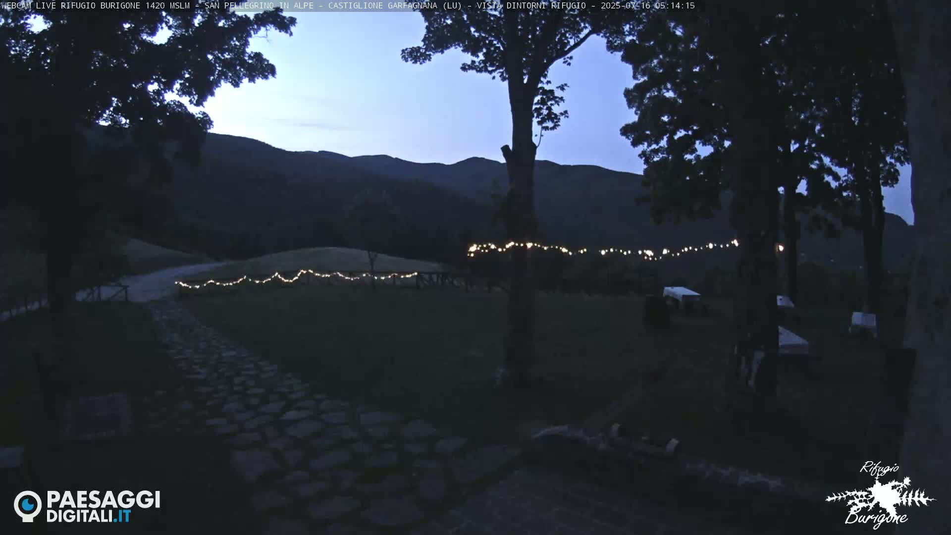 Garfagnana, Rifugio Burigone  Live Cam - Lucca, Tuscany, Italy