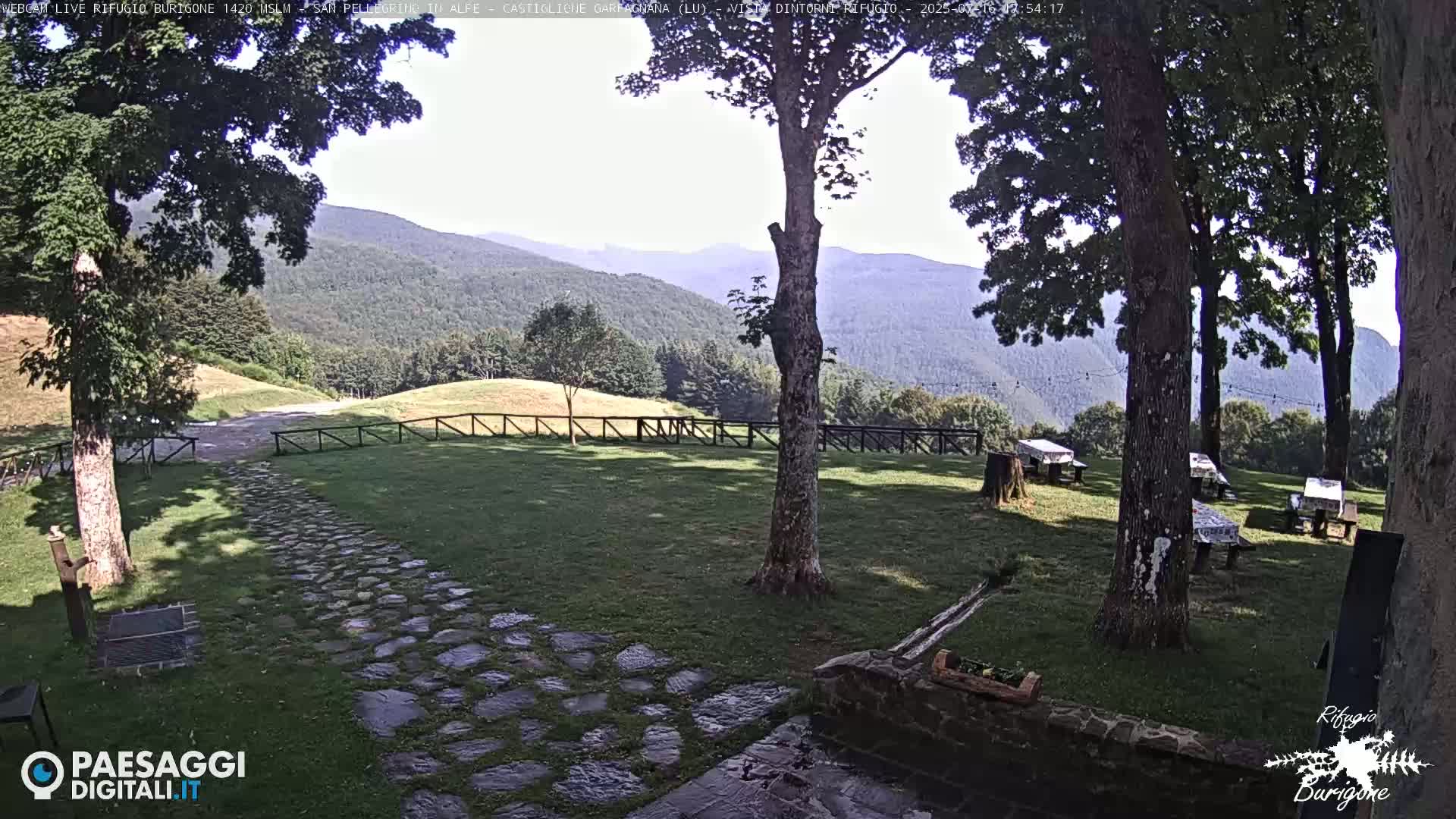 Garfagnana, Rifugio Burigone  Live Cam - Lucca, Tuscany, Italy