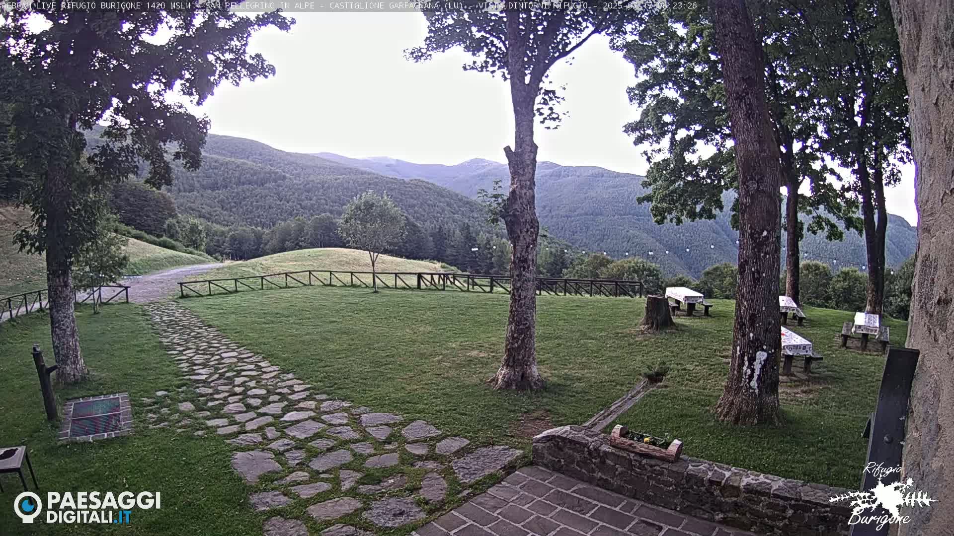 Garfagnana, Rifugio Burigone  Live Cam - Lucca, Tuscany, Italy