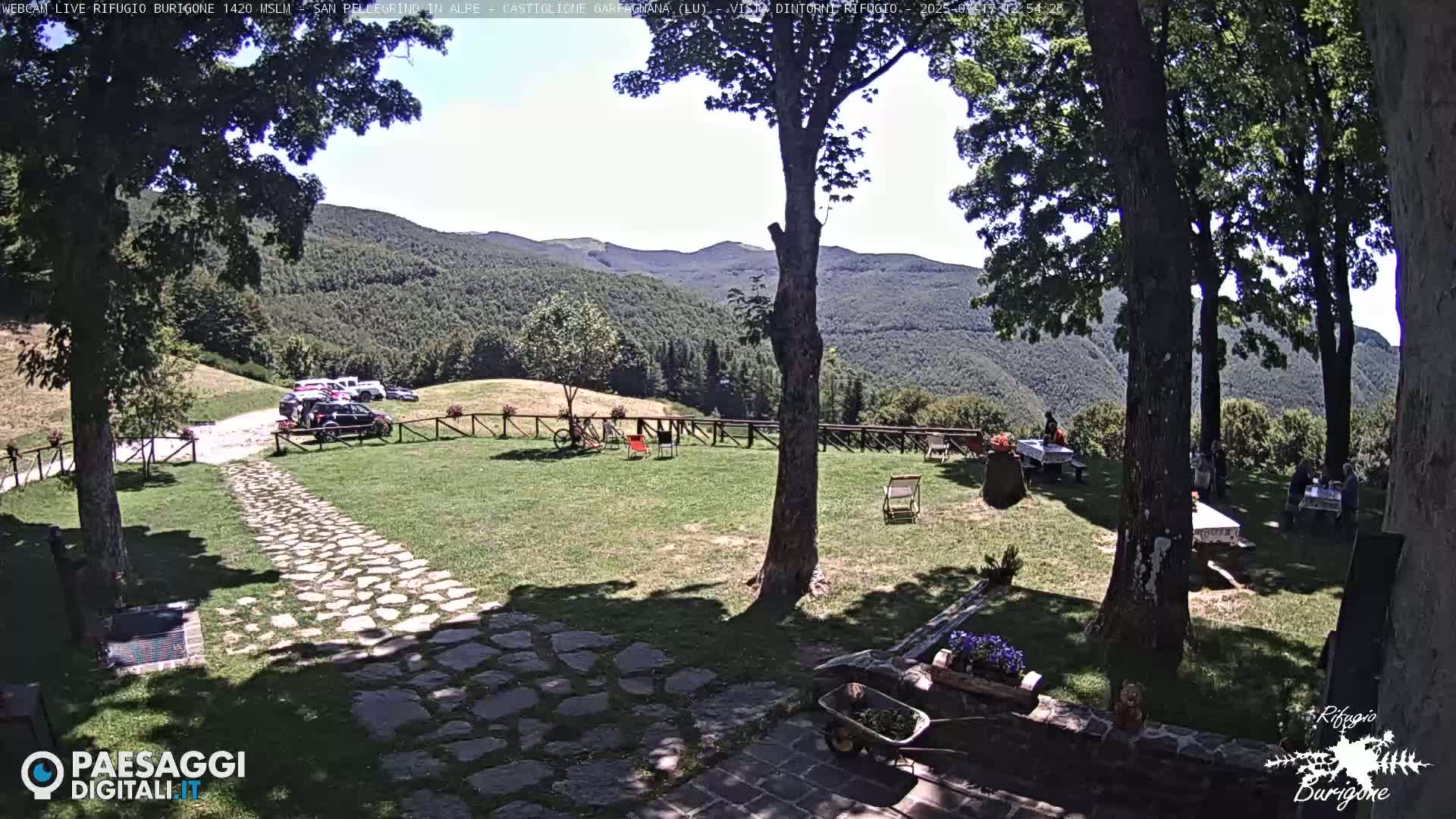 Garfagnana, Rifugio Burigone  Live Cam - Lucca, Tuscany, Italy