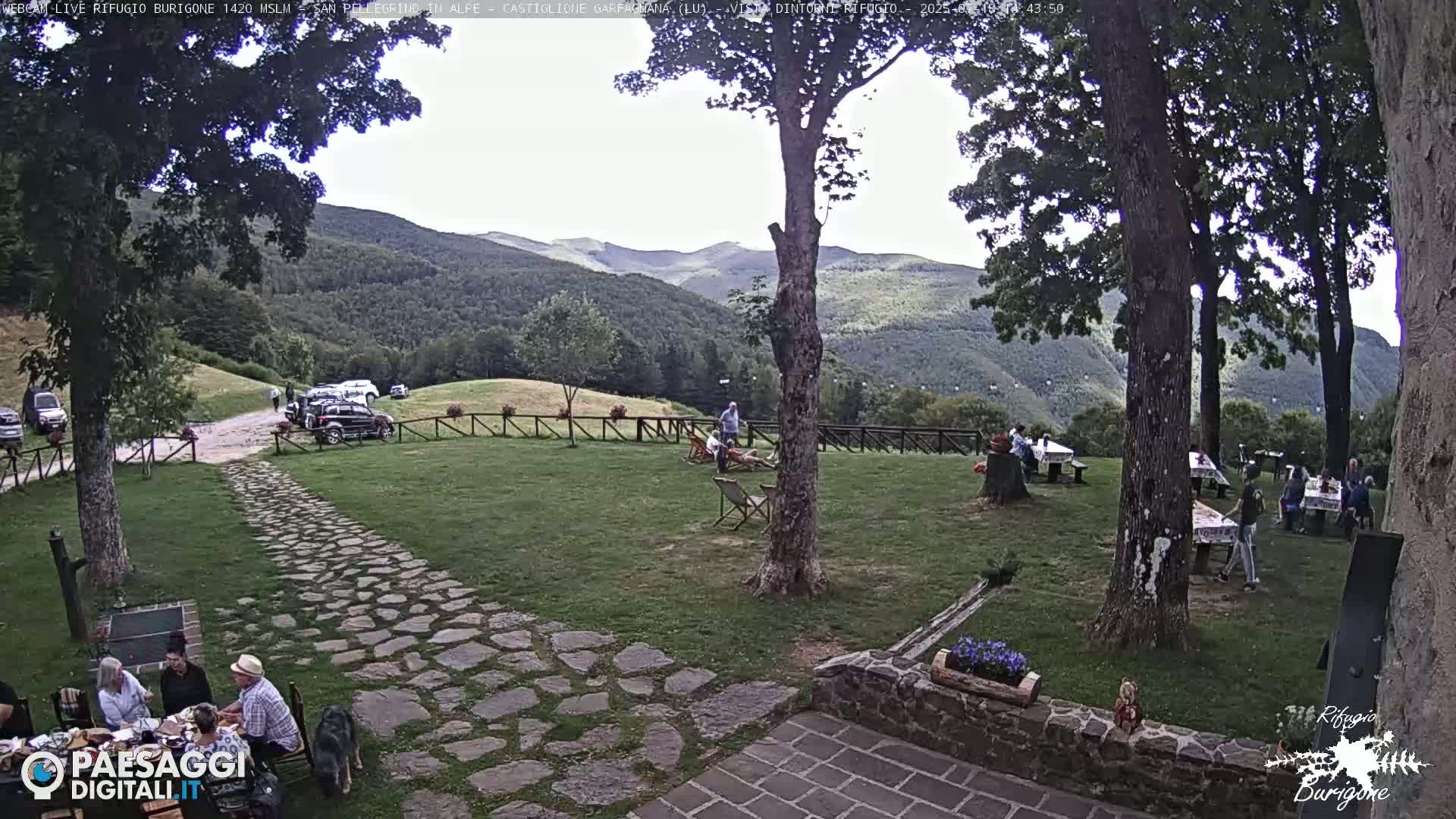 Garfagnana, Rifugio Burigone  Live Cam - Lucca, Tuscany, Italy