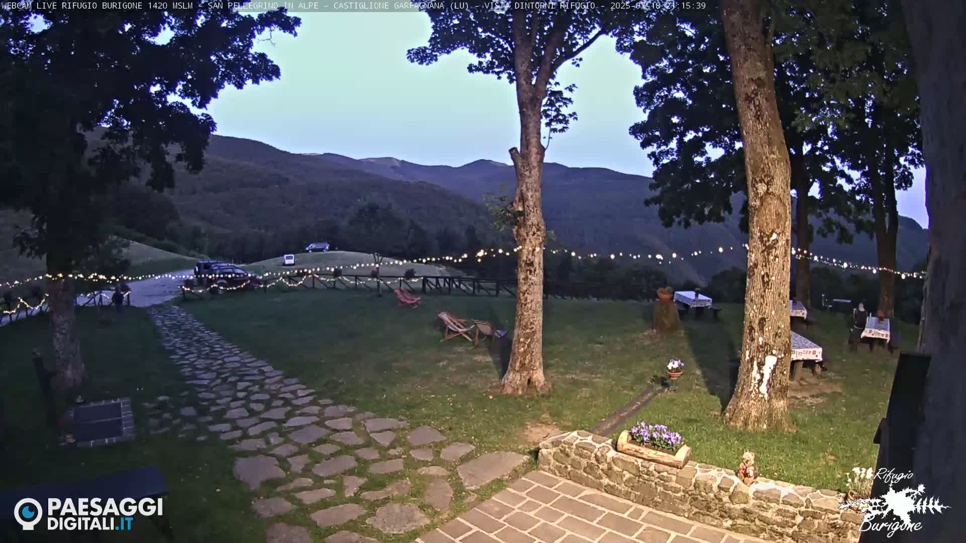 Garfagnana, Rifugio Burigone  Live Cam - Lucca, Tuscany, Italy