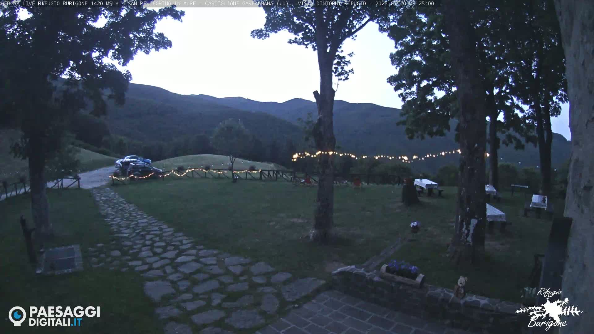 Garfagnana, Rifugio Burigone  Live Cam - Lucca, Tuscany, Italy