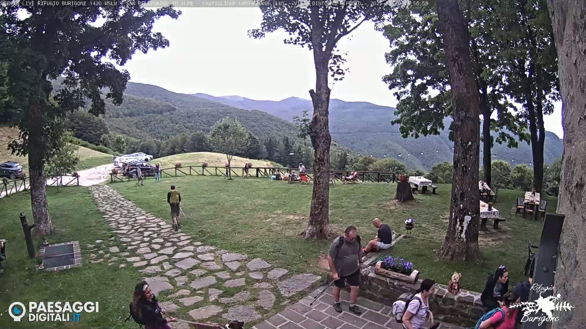 Garfagnana, Rifugio Burigone  Live Cam - Lucca, Tuscany, Italy