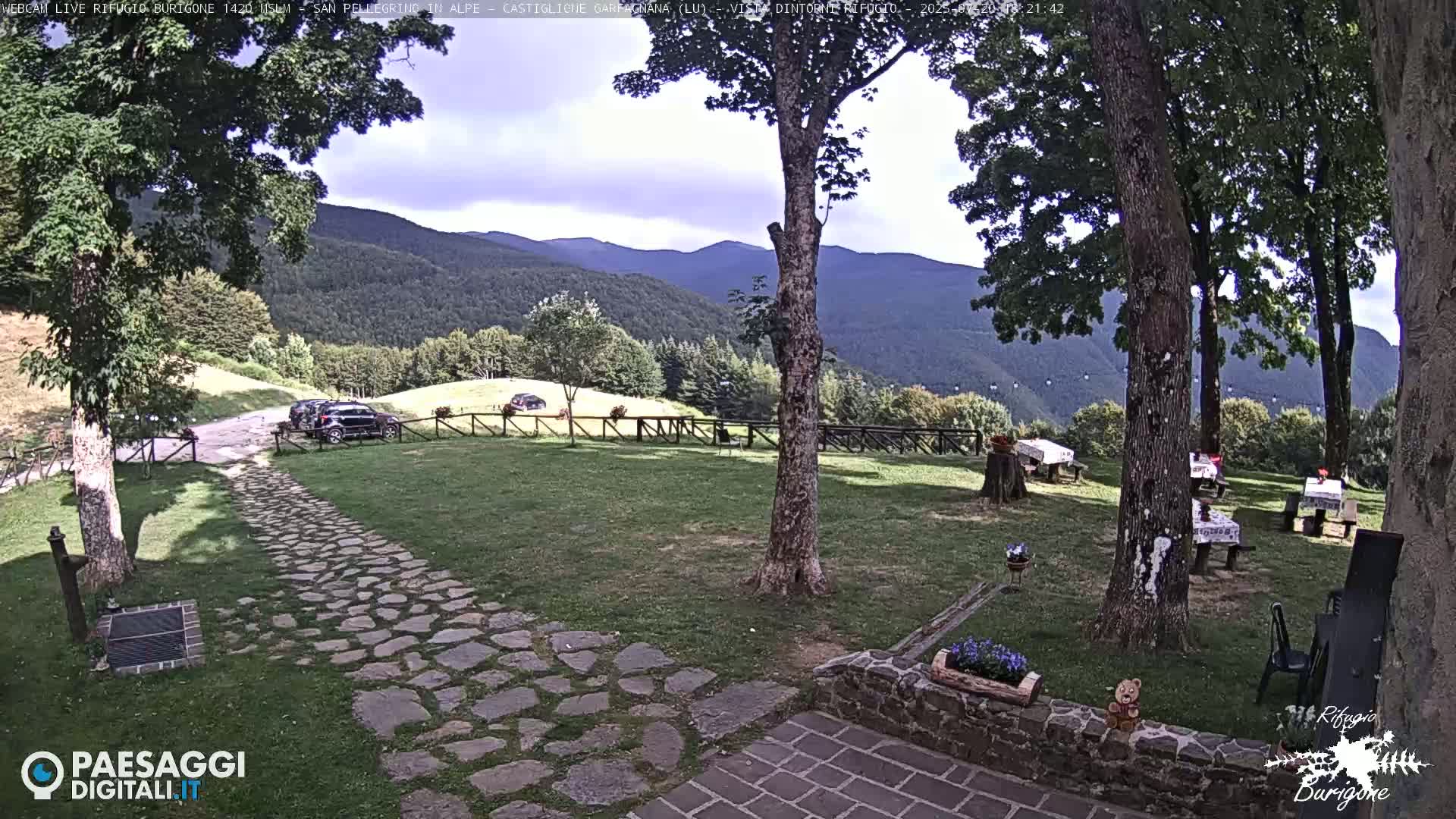 Garfagnana, Rifugio Burigone  Live Cam - Lucca, Tuscany, Italy