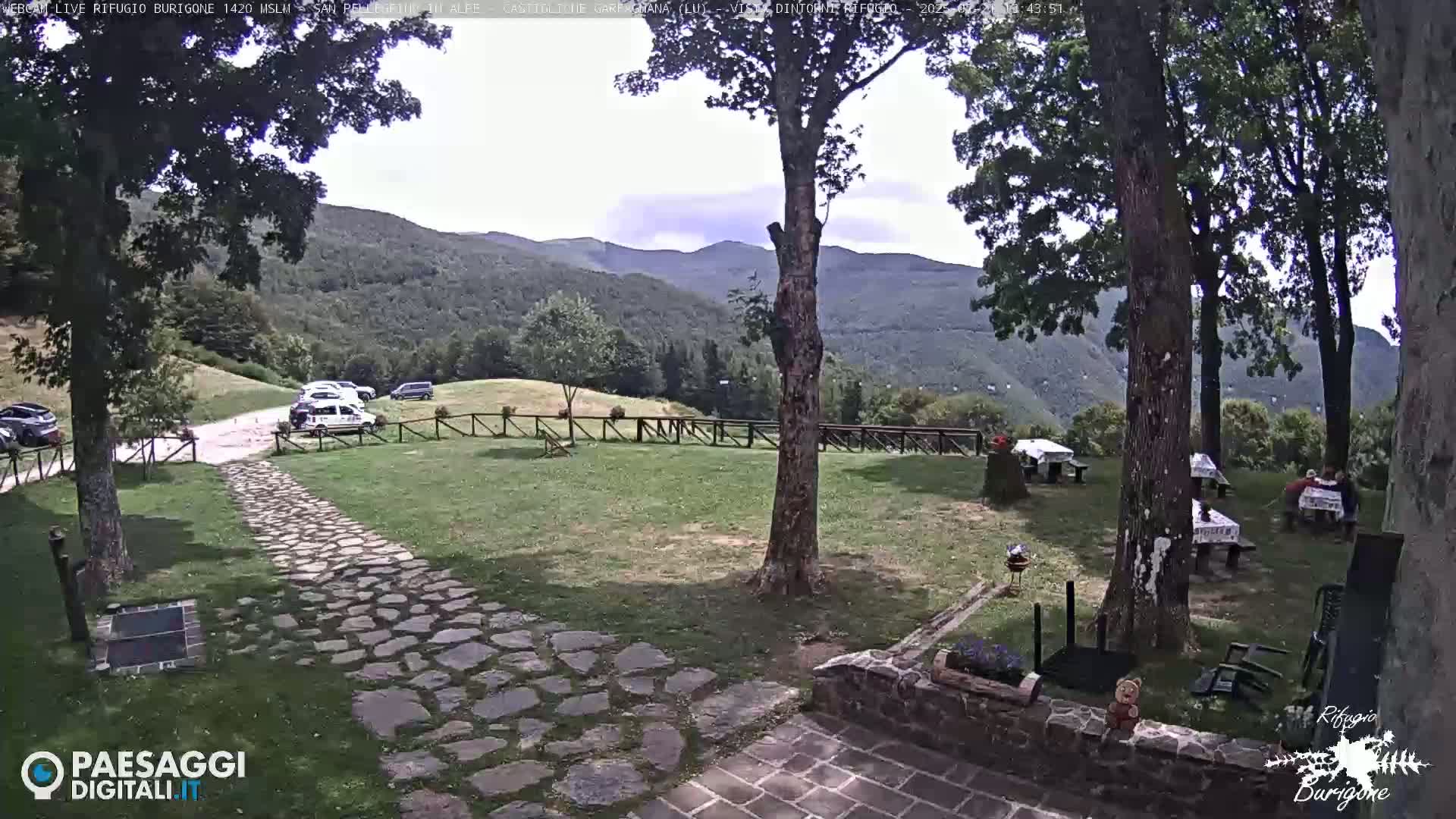 Garfagnana, Rifugio Burigone  Live Cam - Lucca, Tuscany, Italy