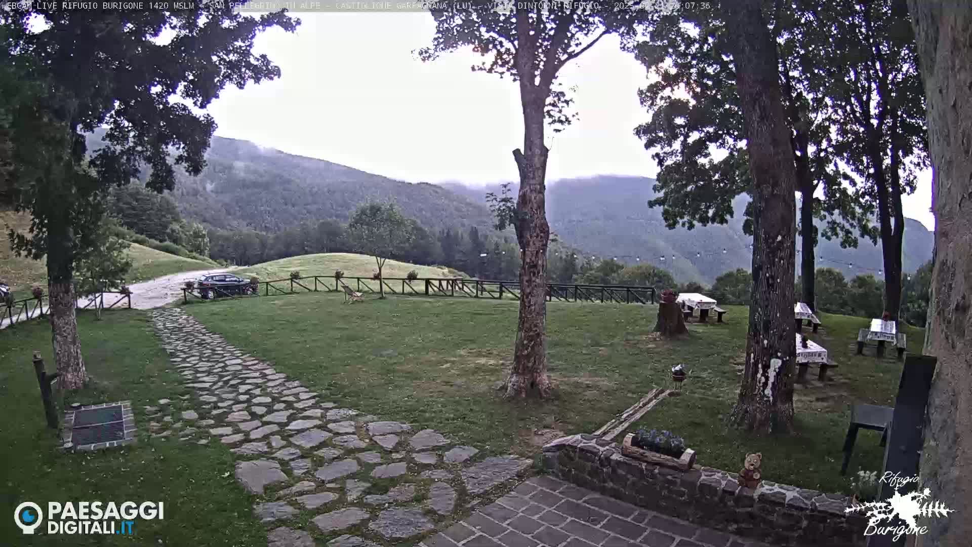 Garfagnana, Rifugio Burigone  Live Cam - Lucca, Tuscany, Italy