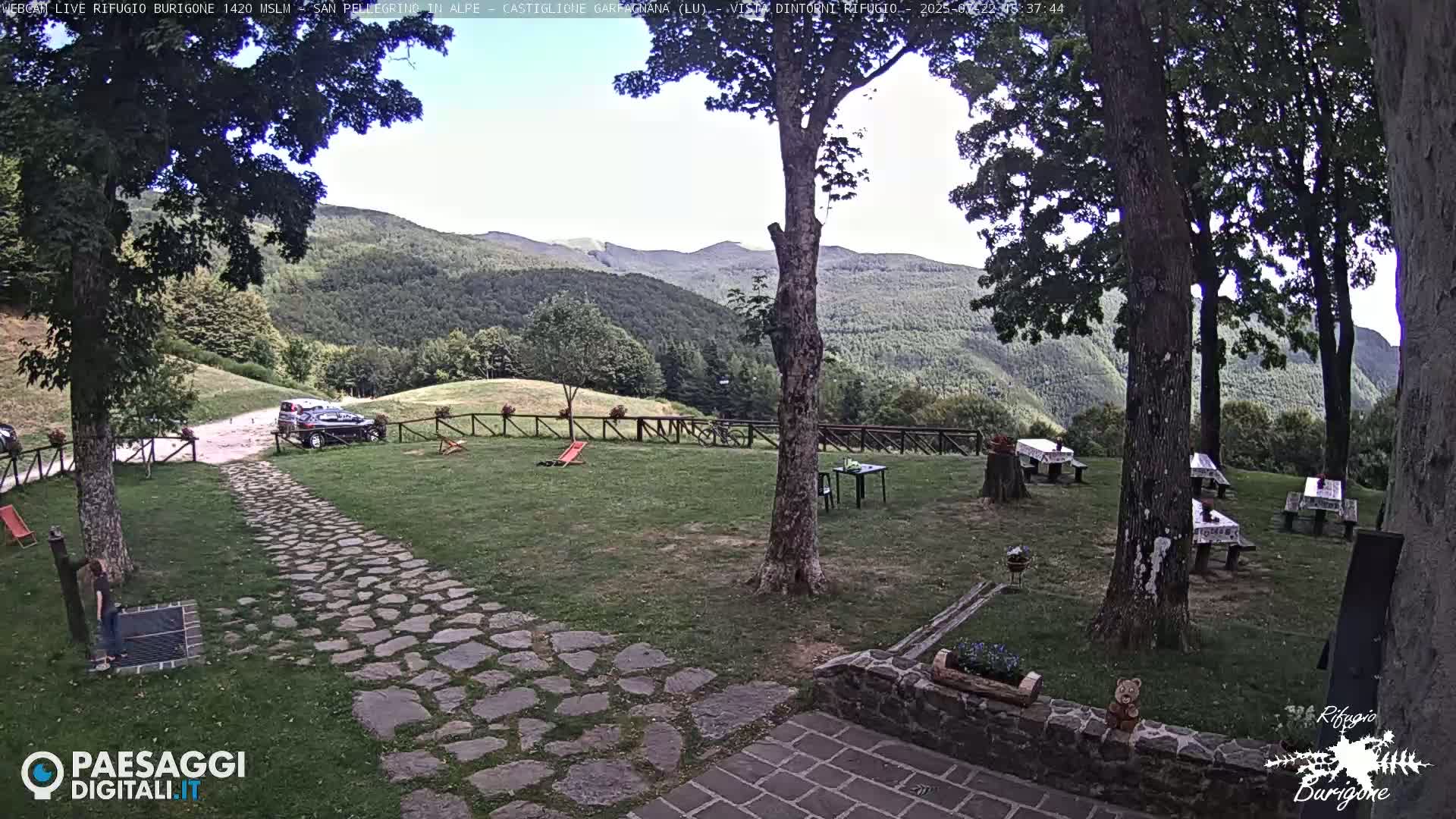 Garfagnana, Rifugio Burigone  Live Cam - Lucca, Tuscany, Italy