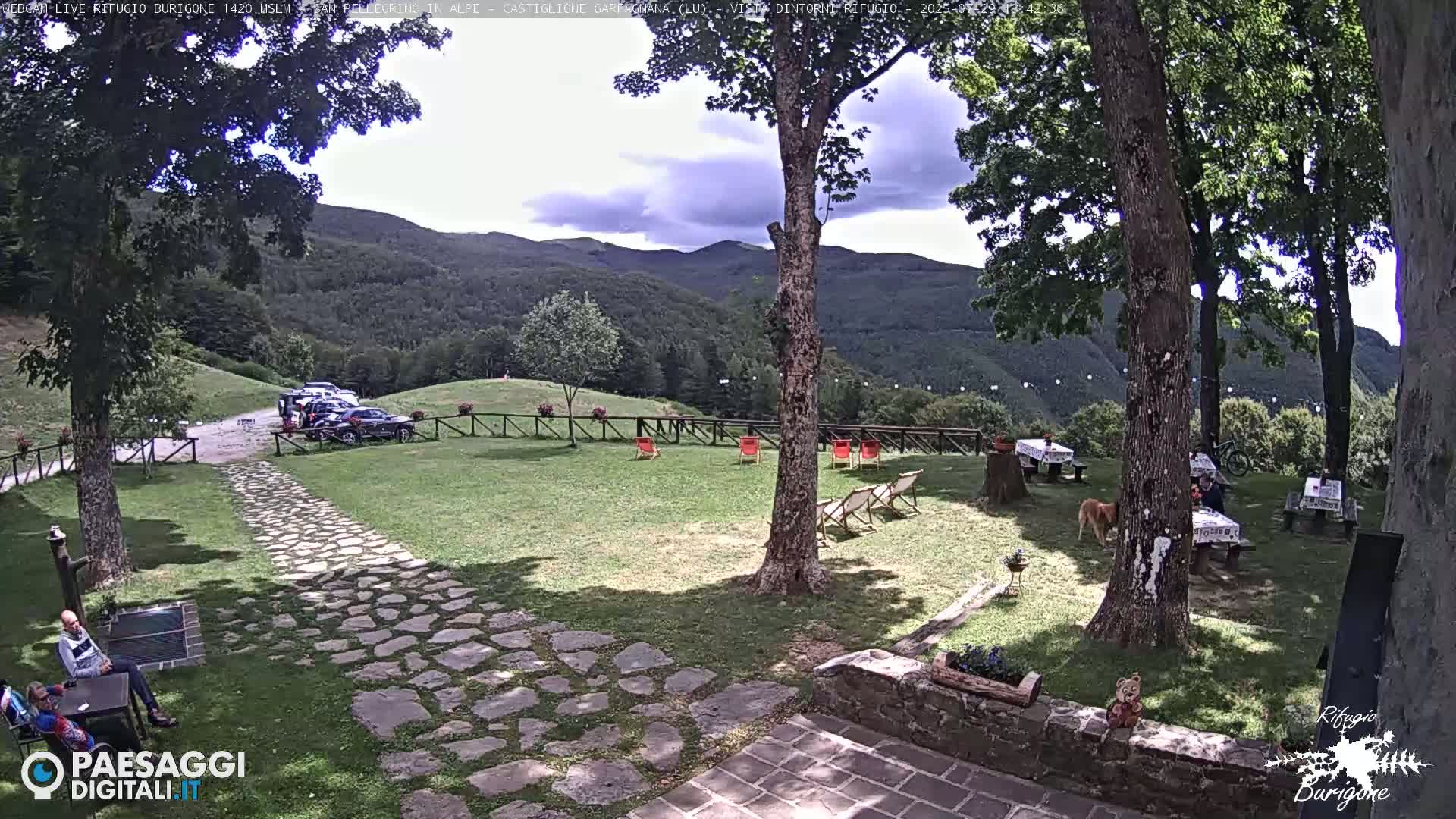 Garfagnana, Rifugio Burigone  Live Cam - Lucca, Tuscany, Italy