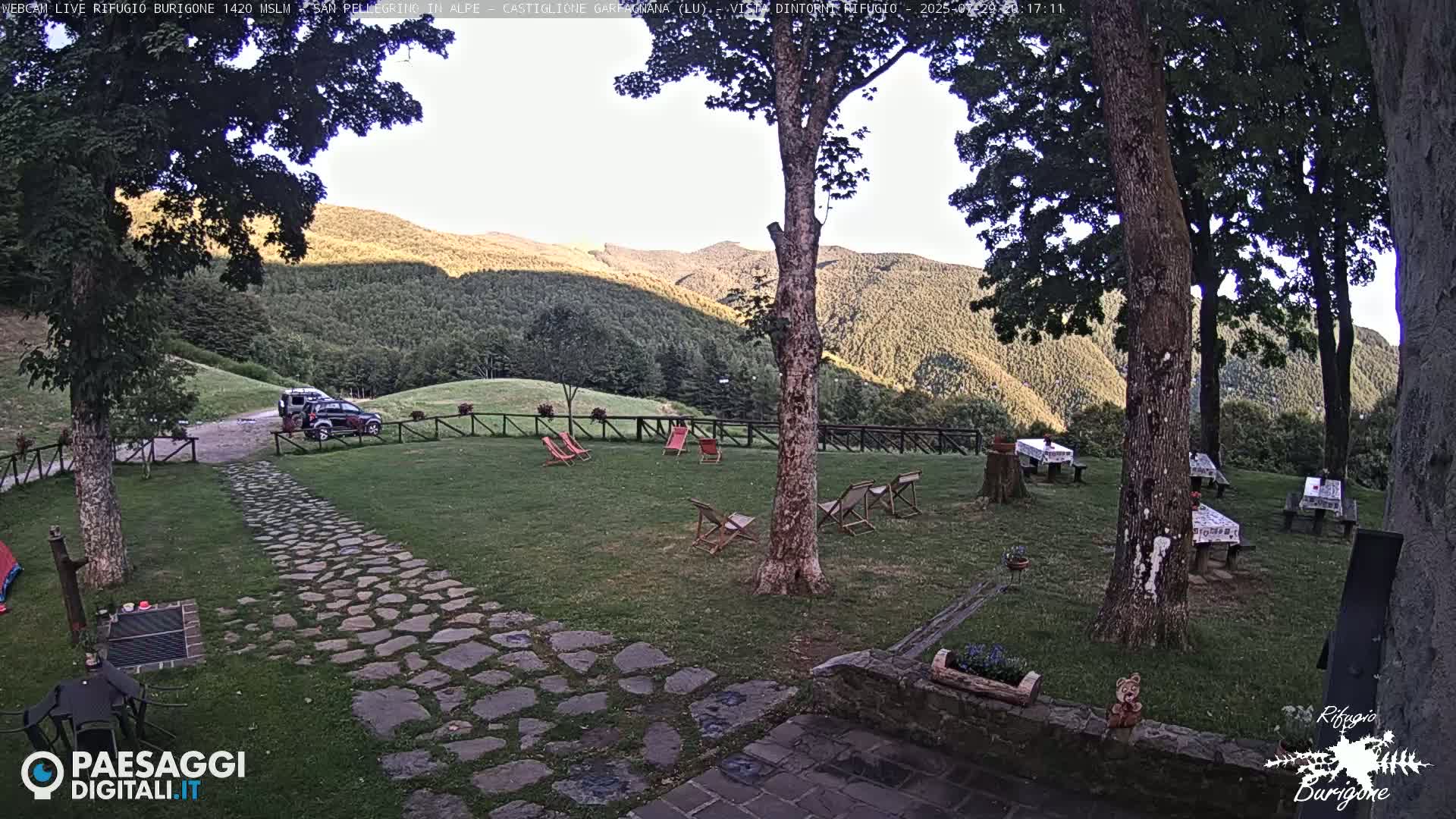 Garfagnana, Rifugio Burigone  Live Cam - Lucca, Tuscany, Italy