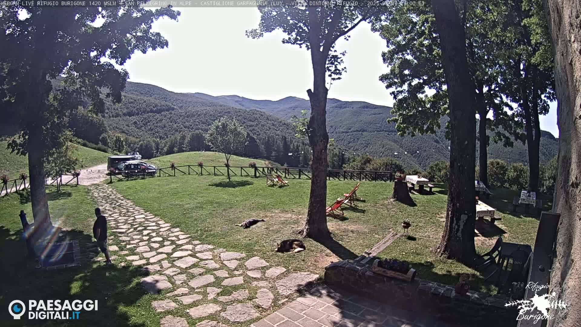 Garfagnana, Rifugio Burigone  Live Cam - Lucca, Tuscany, Italy