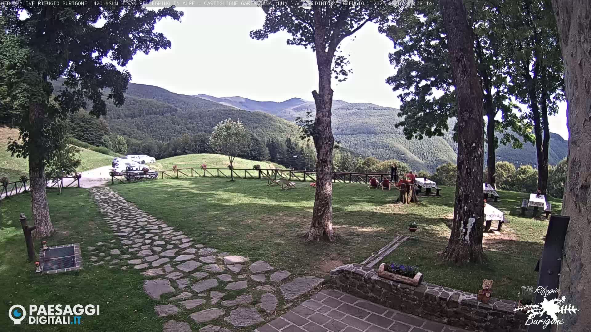 Garfagnana, Rifugio Burigone  Live Cam - Lucca, Tuscany, Italy