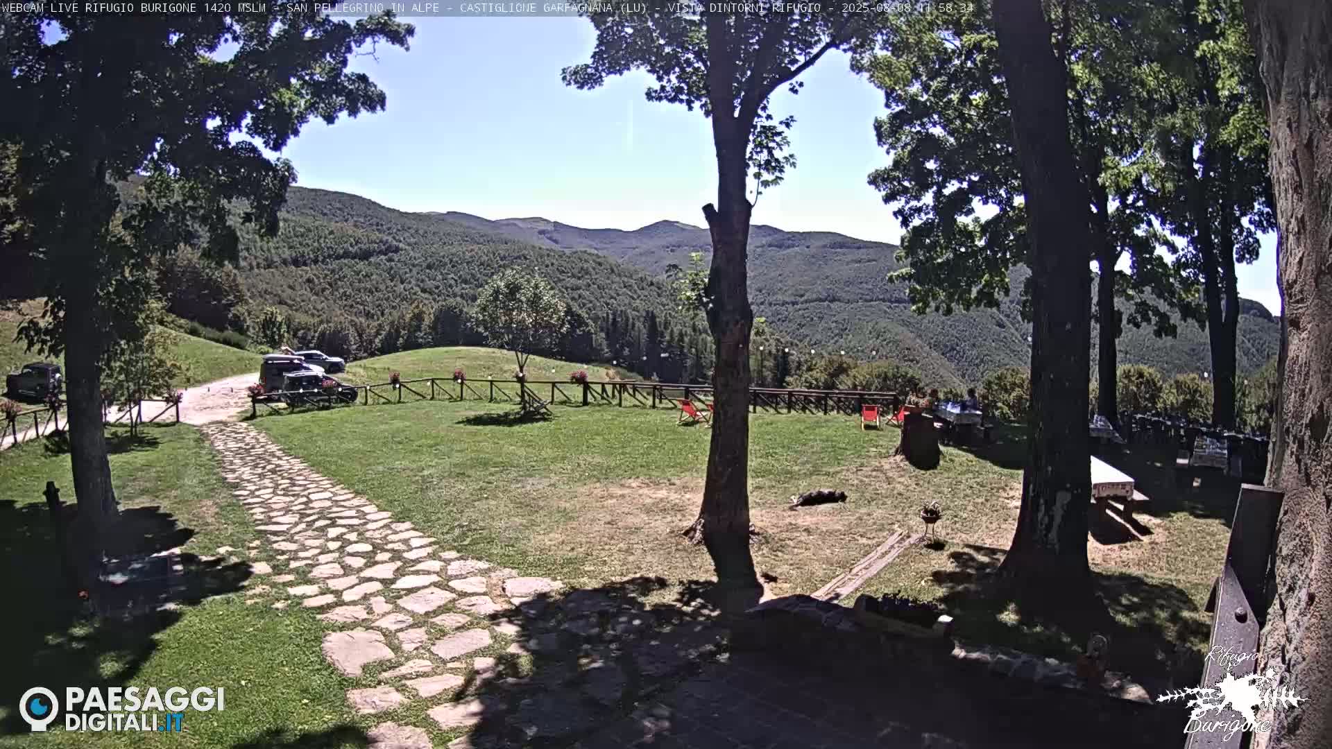 Garfagnana, Rifugio Burigone  Live Cam - Lucca, Tuscany, Italy