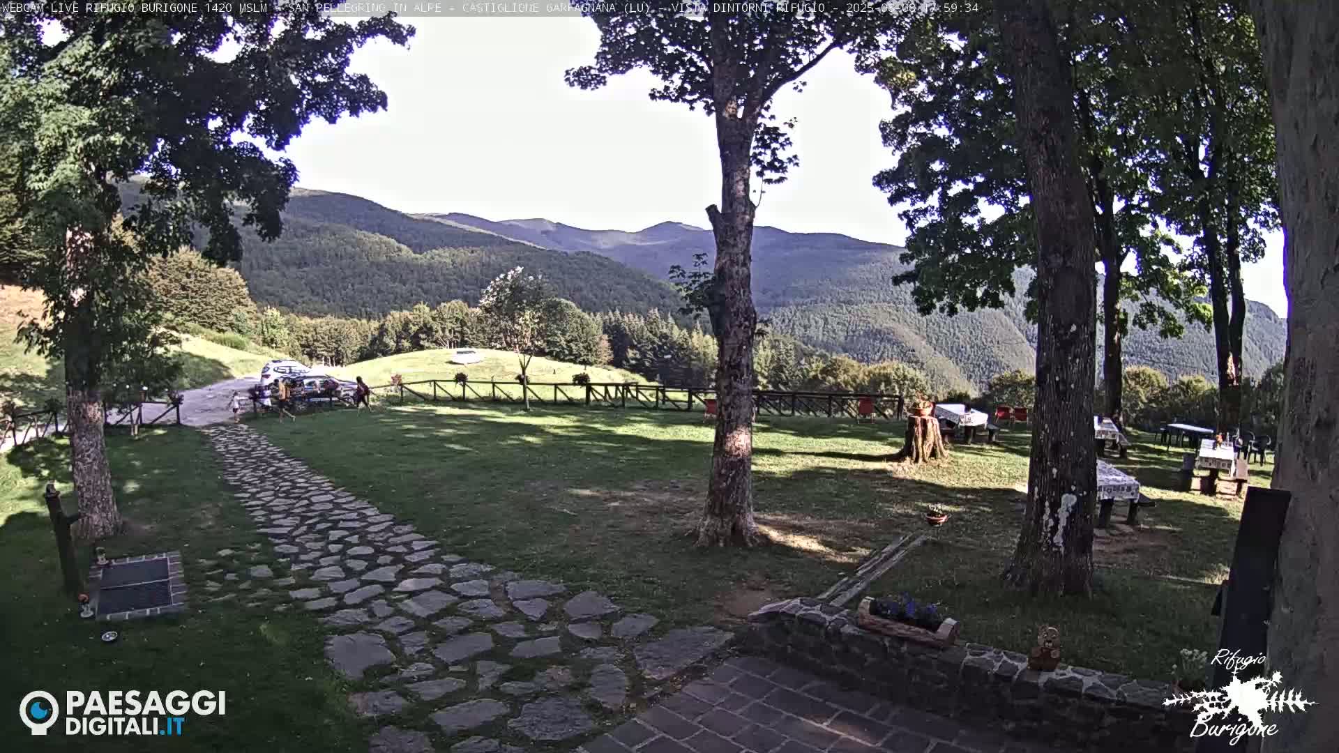 Garfagnana, Rifugio Burigone  Live Cam - Lucca, Tuscany, Italy