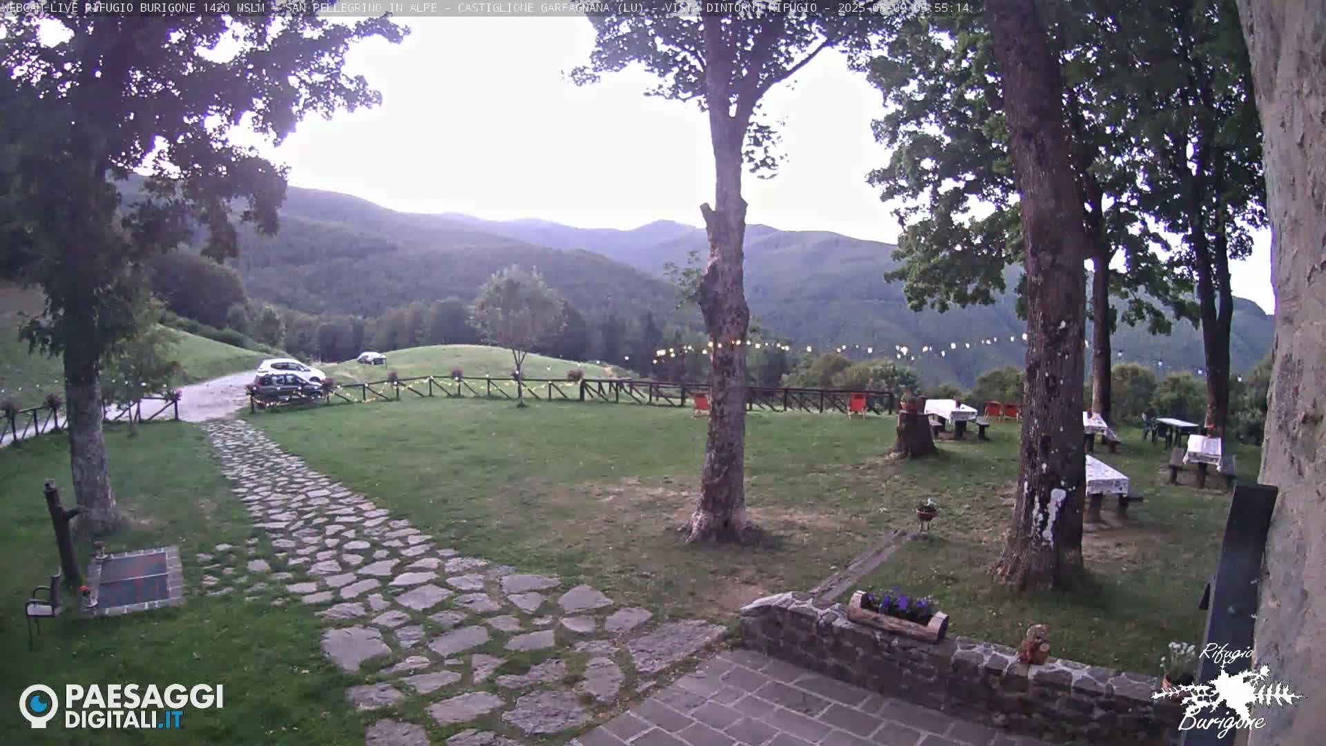 Garfagnana, Rifugio Burigone  Live Cam - Lucca, Tuscany, Italy