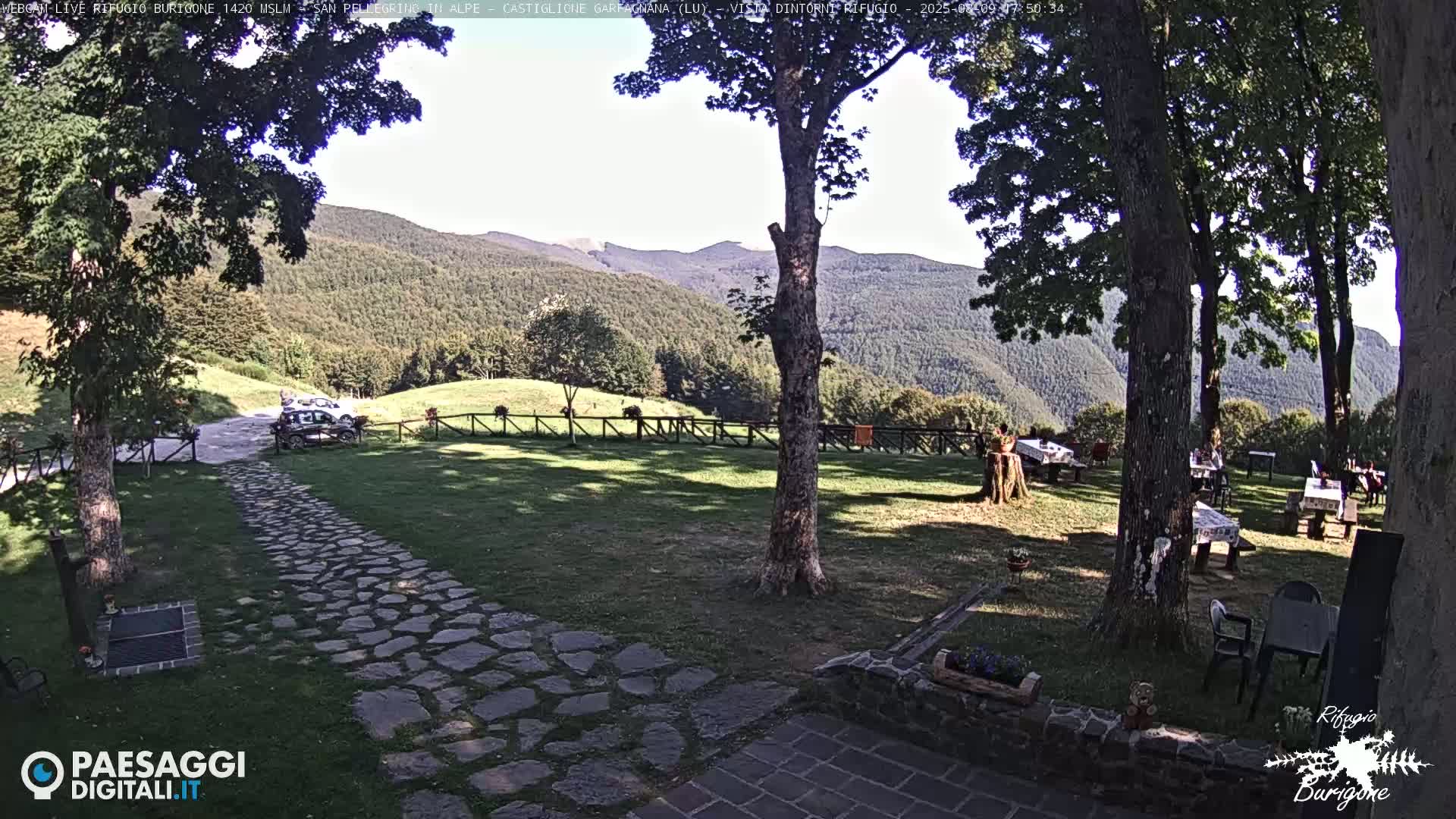 Garfagnana, Rifugio Burigone  Live Cam - Lucca, Tuscany, Italy