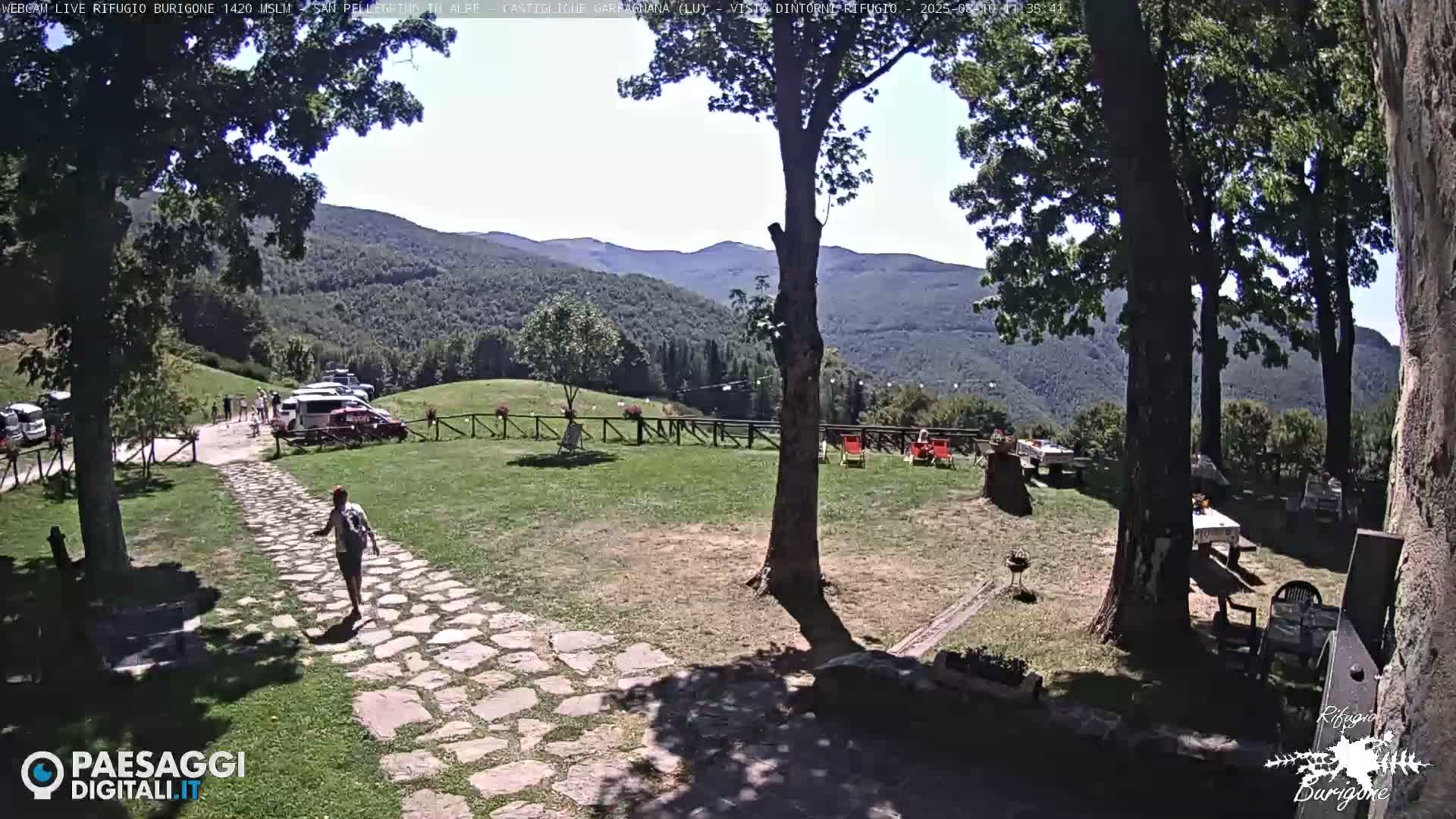 Garfagnana, Rifugio Burigone  Live Cam - Lucca, Tuscany, Italy