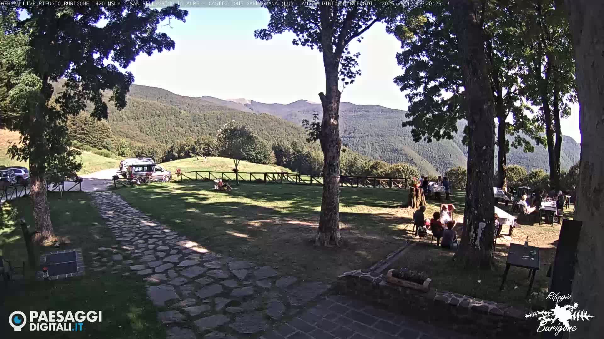 Garfagnana, Rifugio Burigone  Live Cam - Lucca, Tuscany, Italy